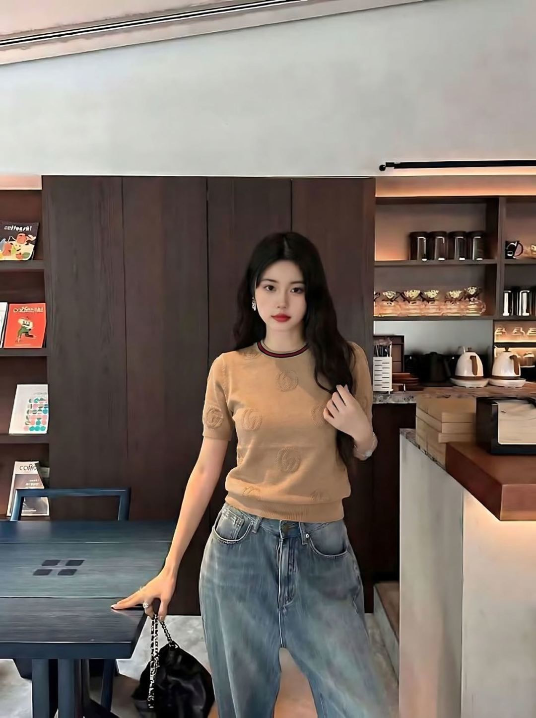 Guc 26ss jacquard sweater