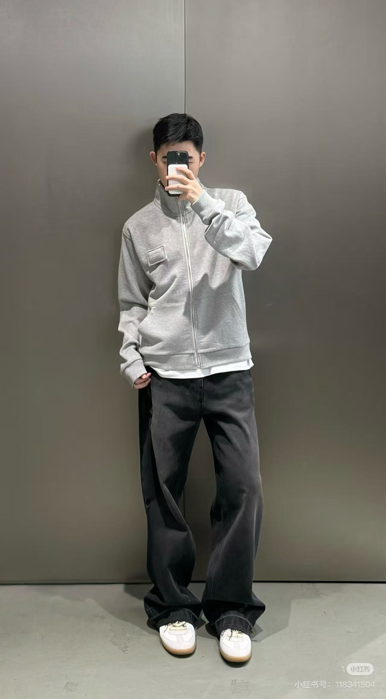 We11 embroidered zip-up jacket