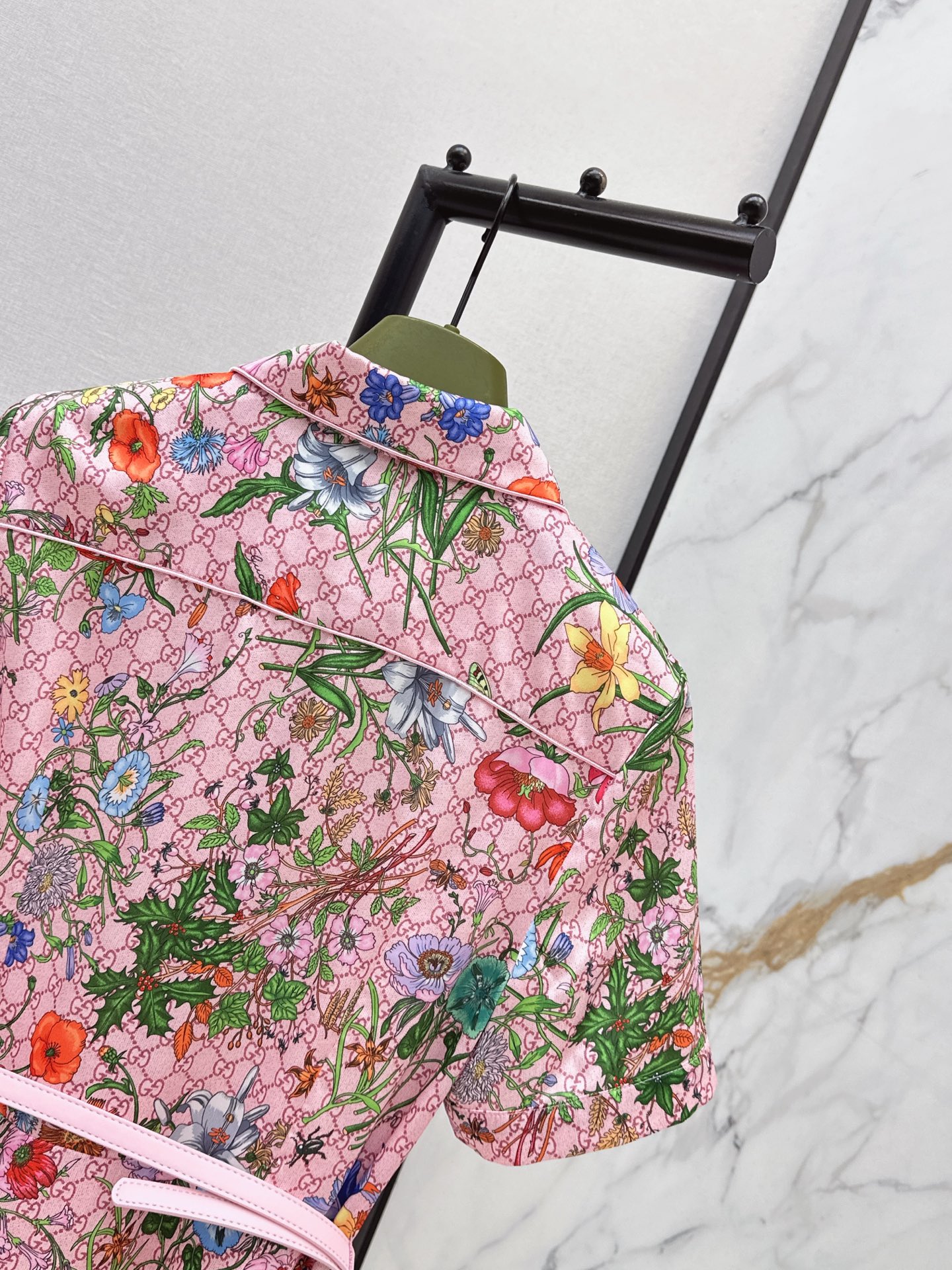 Guc 26ss print floarl dress