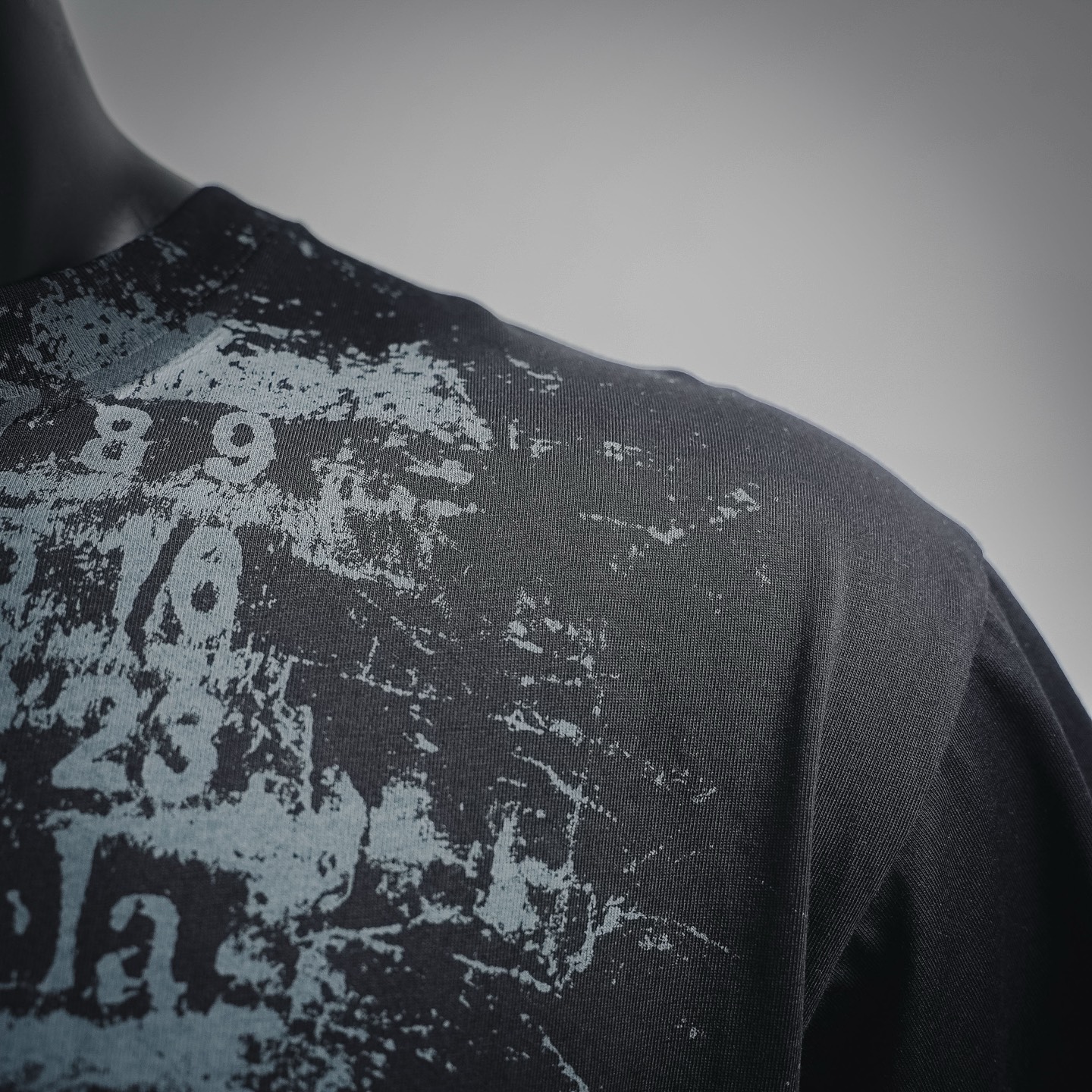 Maison blurry letter t-shirt