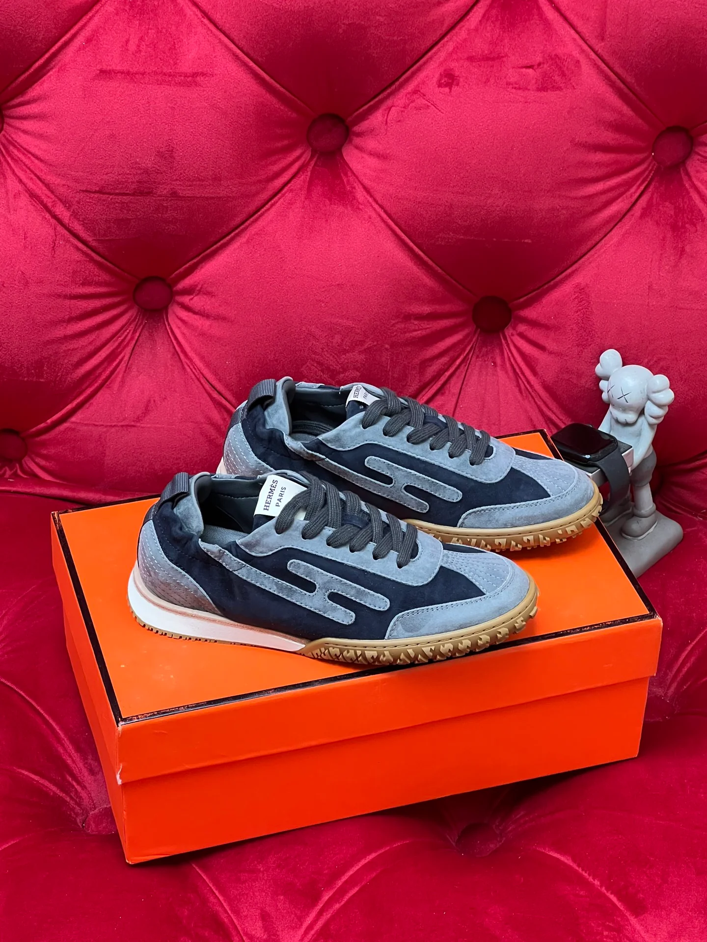 Herm suede sneakers