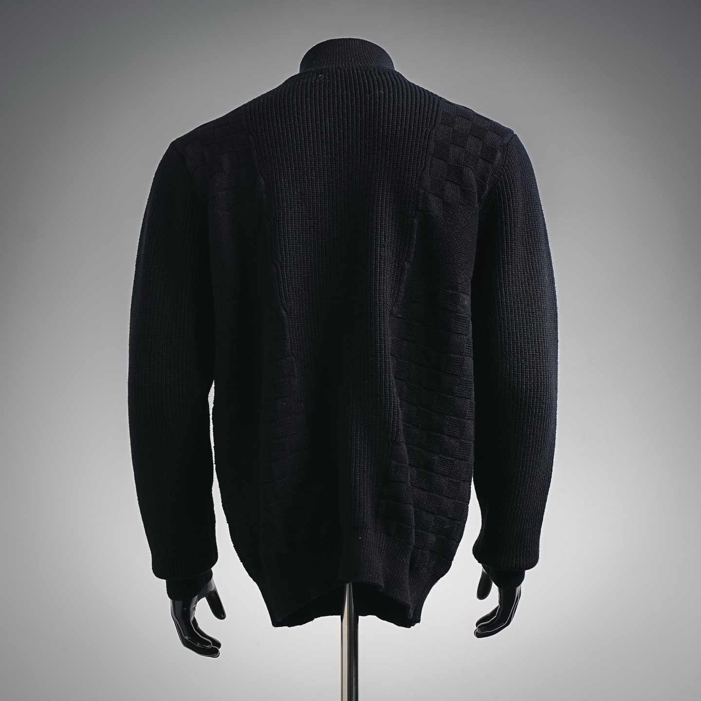 Louis quarter-zip stand-collar sweater