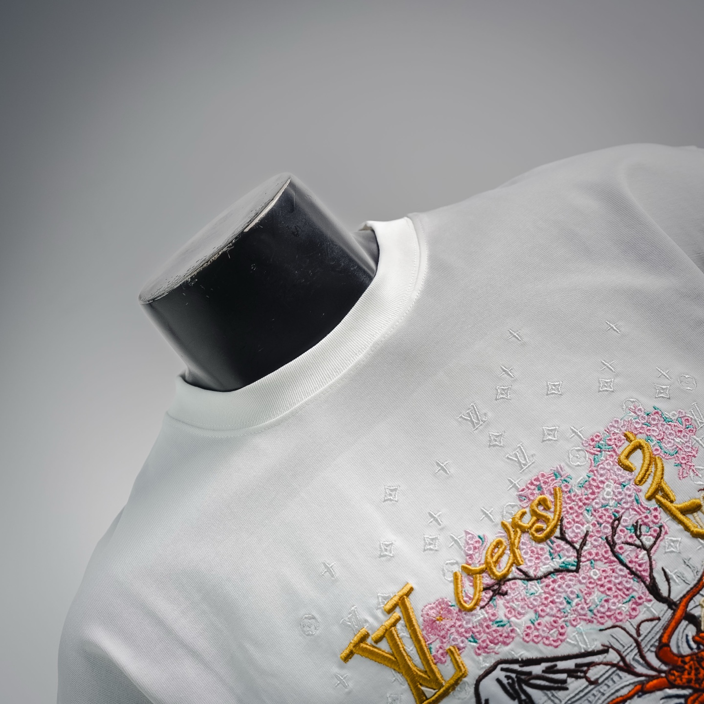 Louis graphic embroidered t-shirt