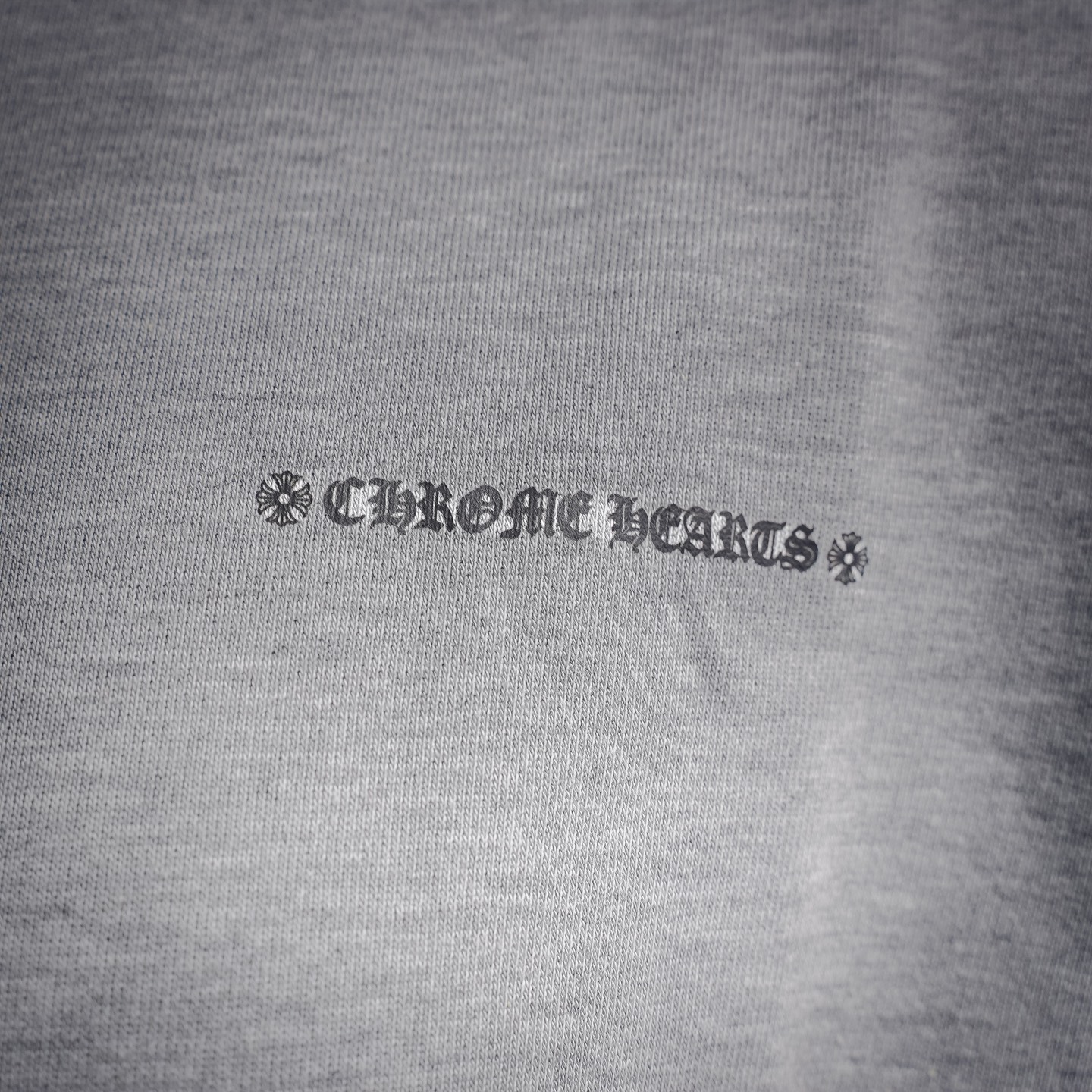 Chrome graffiti-print hoodie