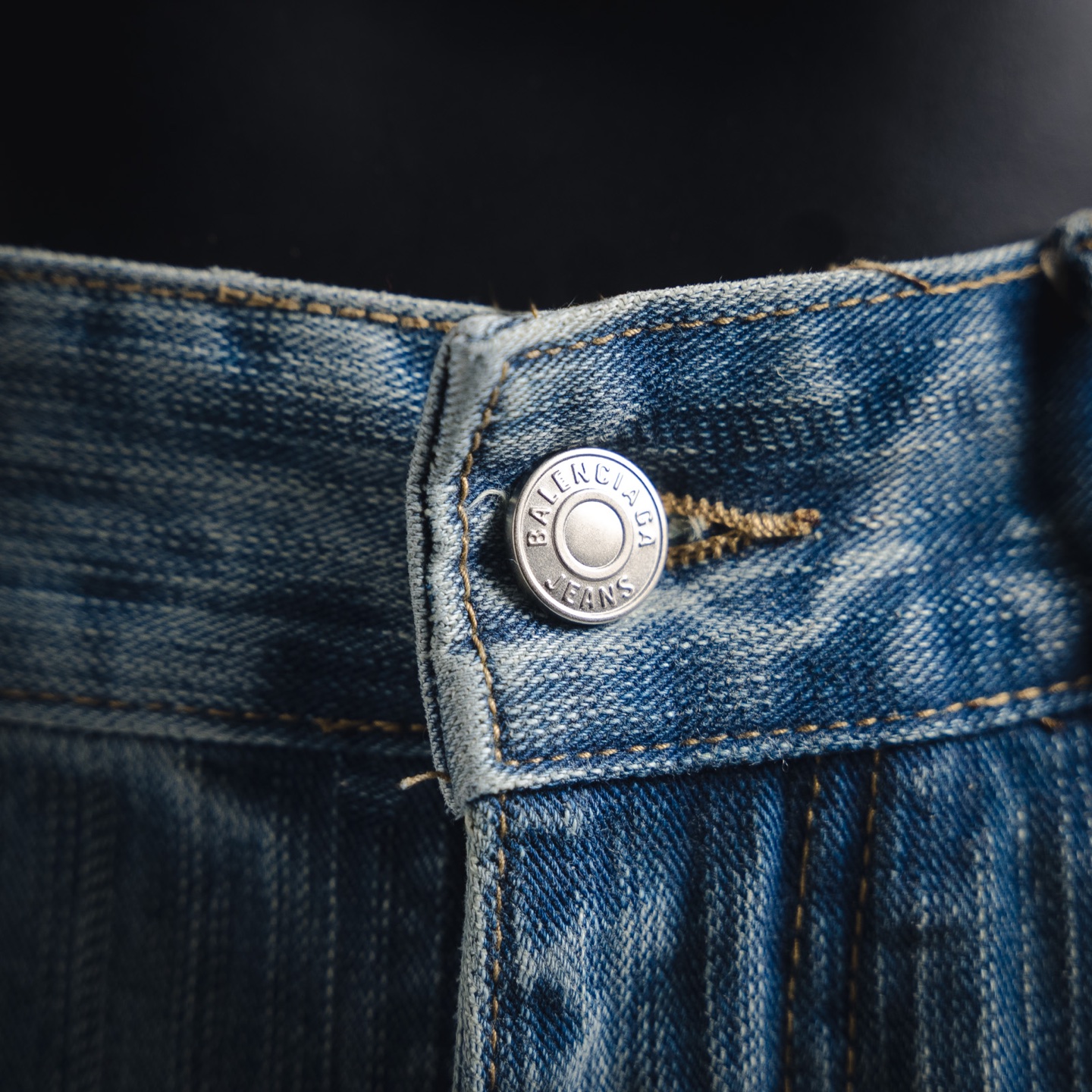 Balen washed splicing jeans