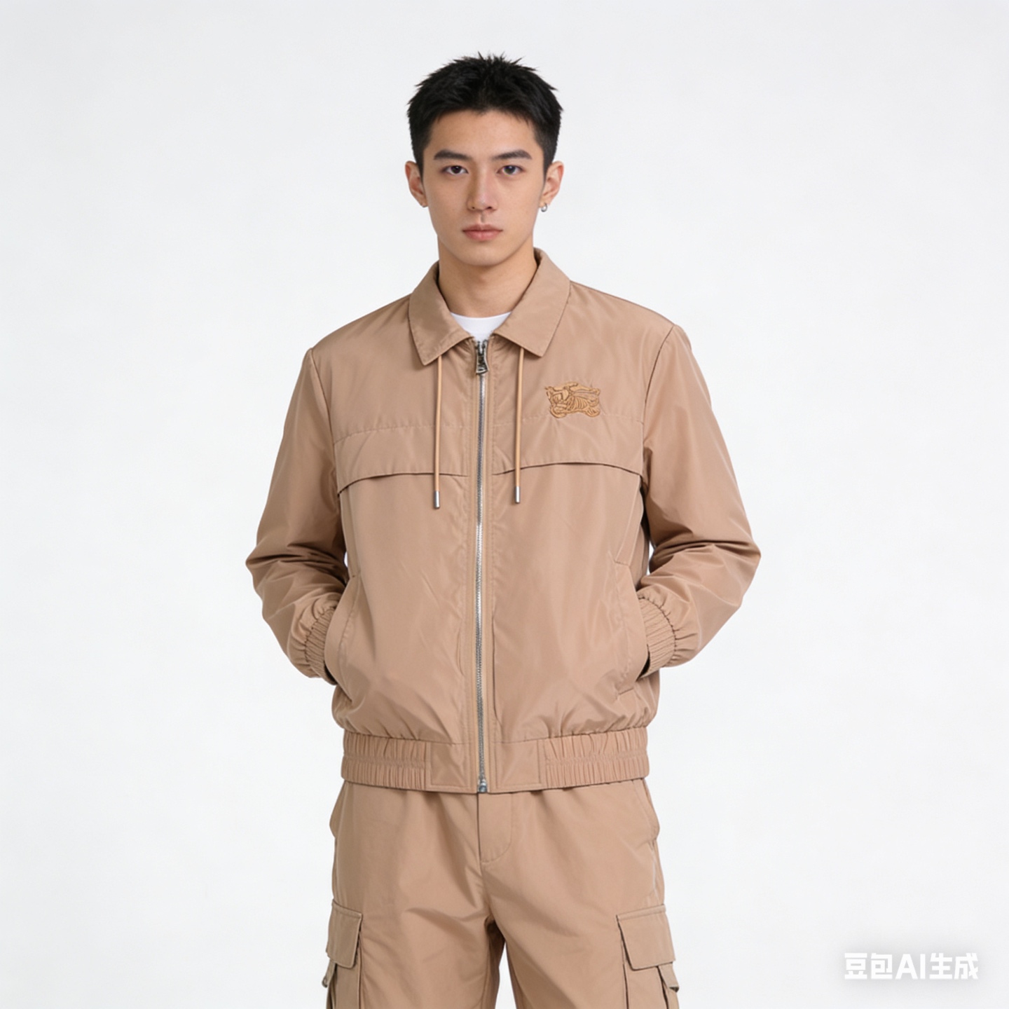 Bur collared thin jacket