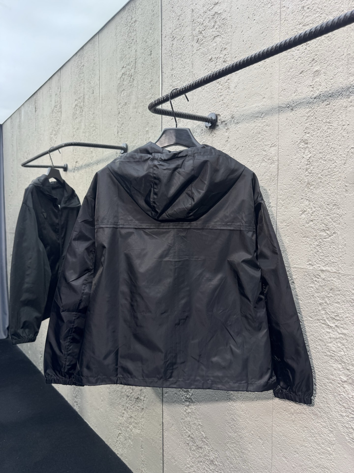 Pra logo badge hooded jacket