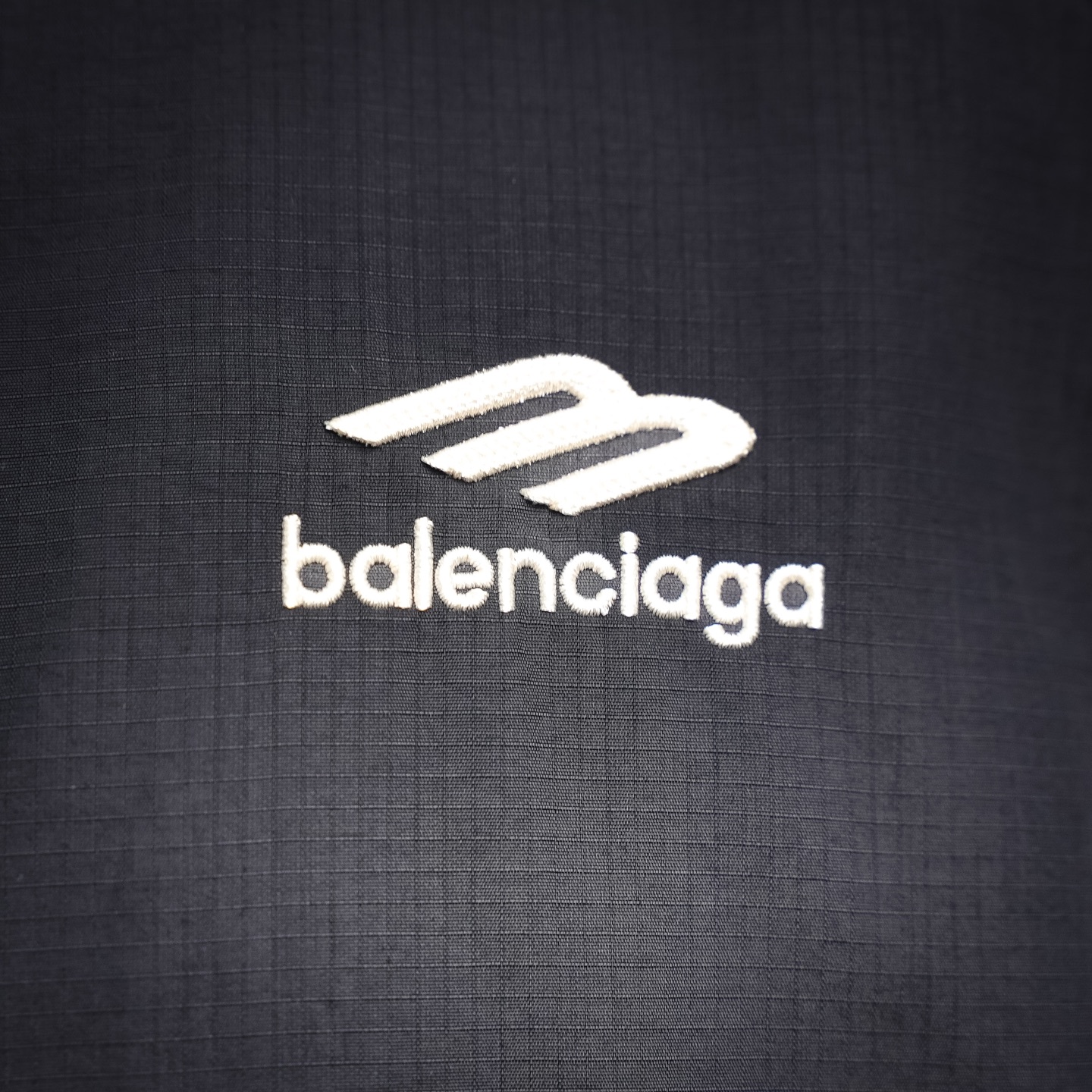 Balen embroidered zip-up jacket