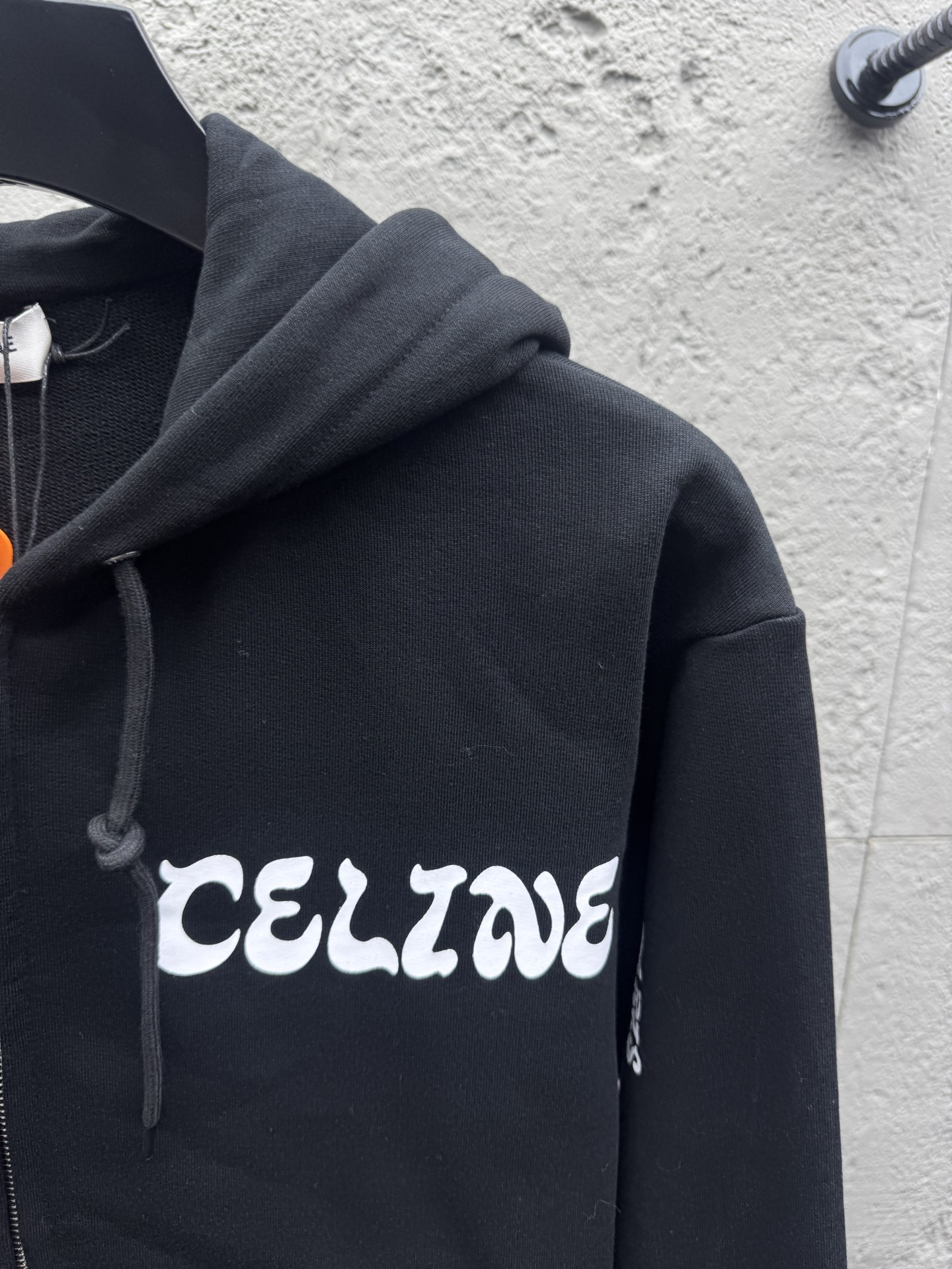 Cel printed zip-up jacket