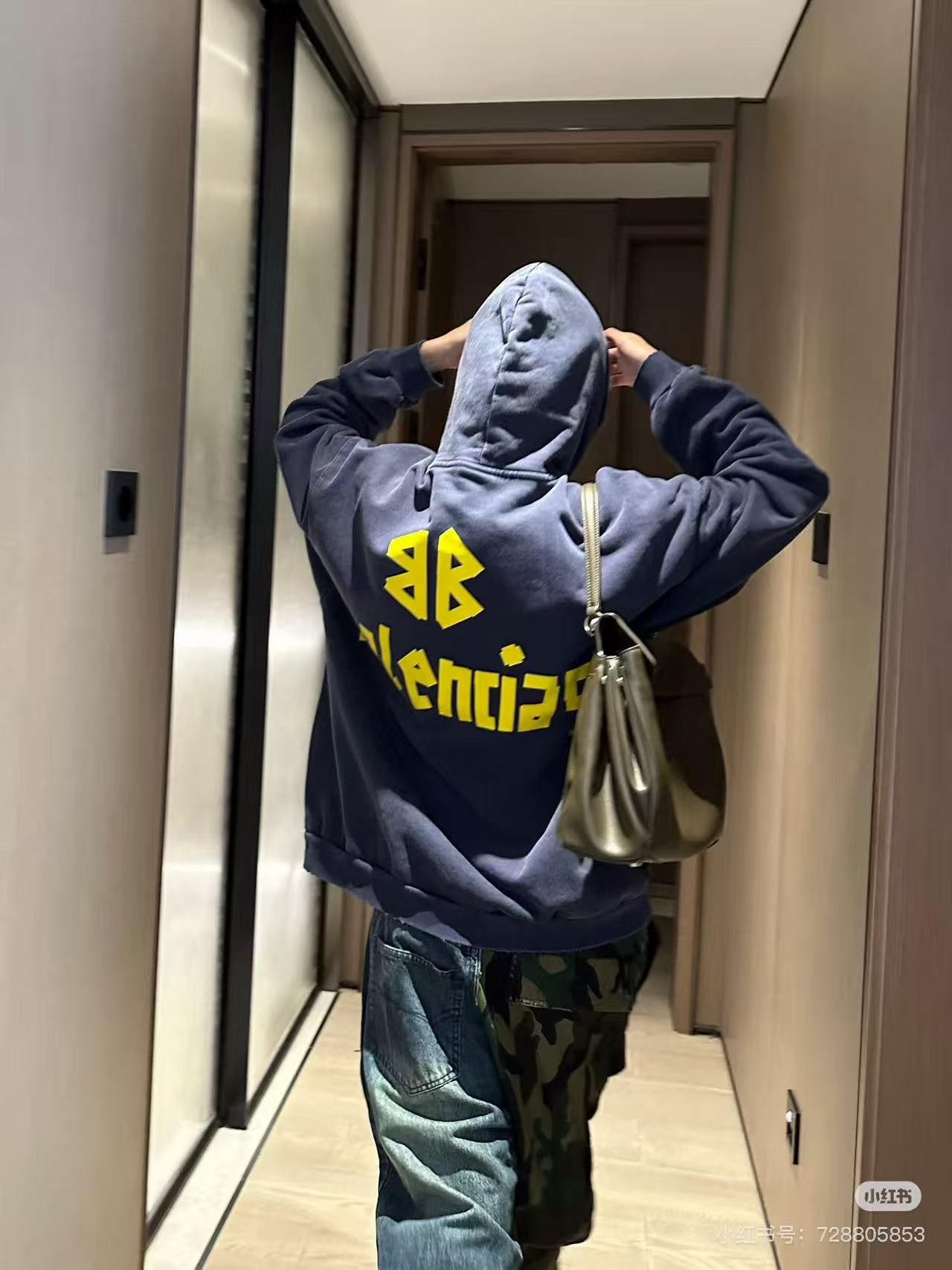 Balen washed hoodie
