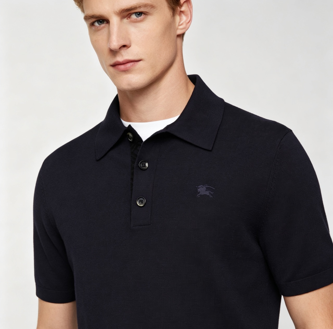 Bur knit Polo