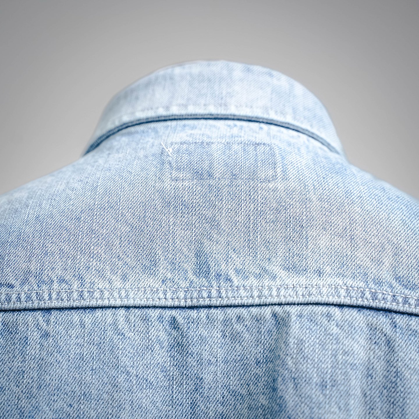 Saint embroidered denim shirts