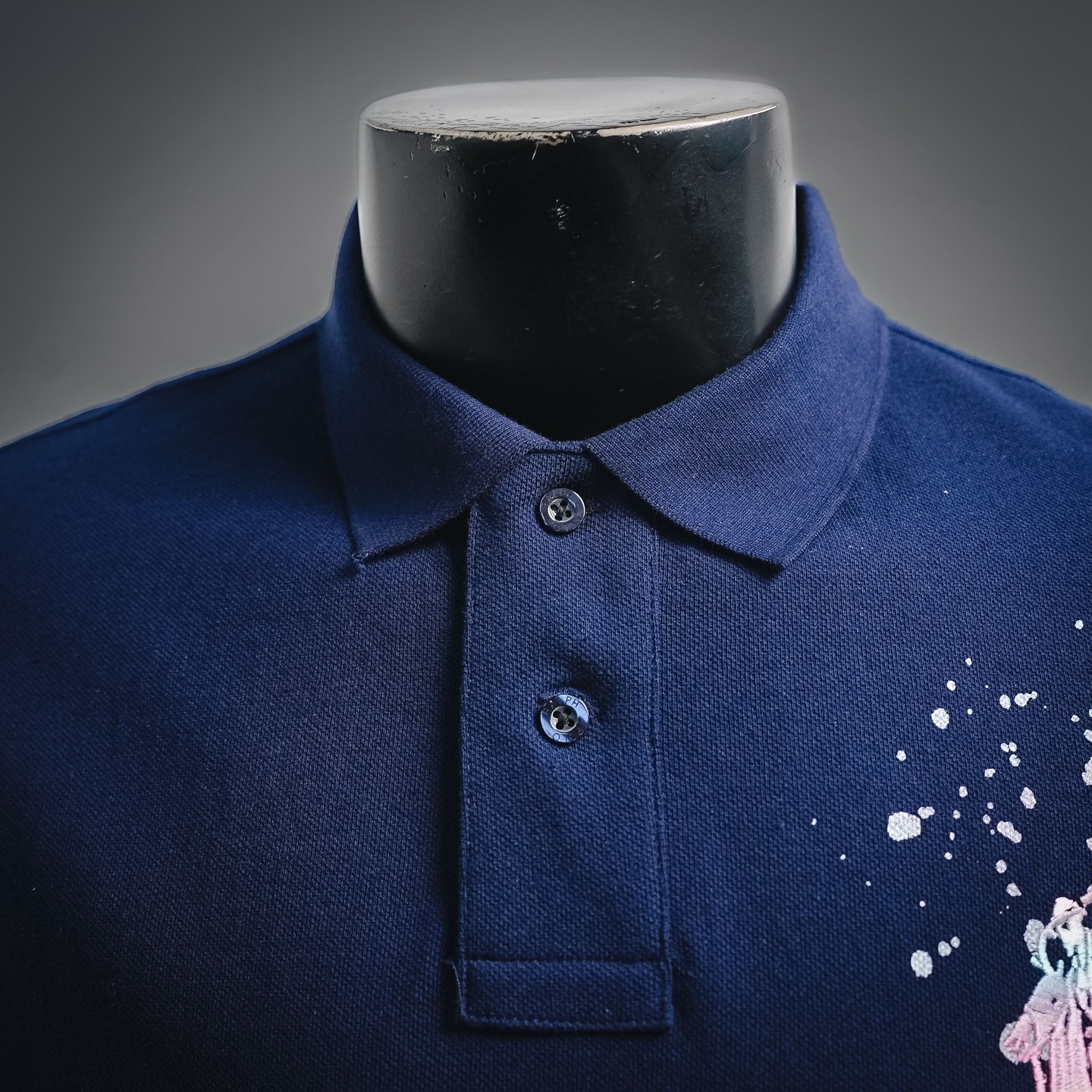 Ralph splatter embroidered Polo