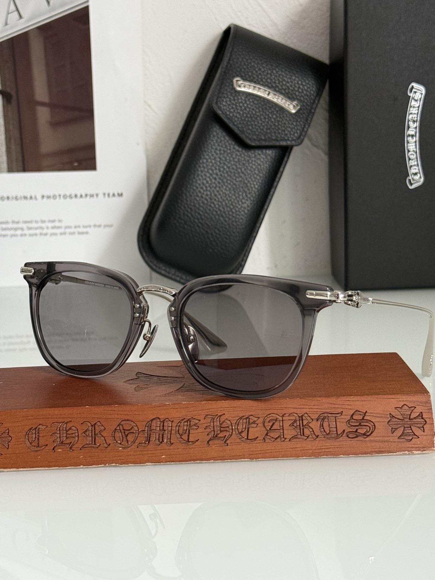 Chrome sunglasses