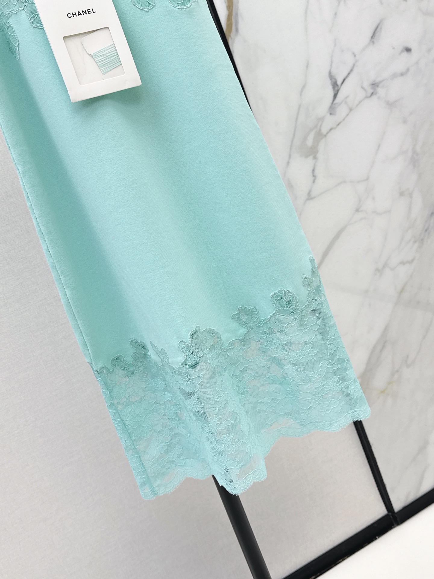 Chan 26ss lace slip dress