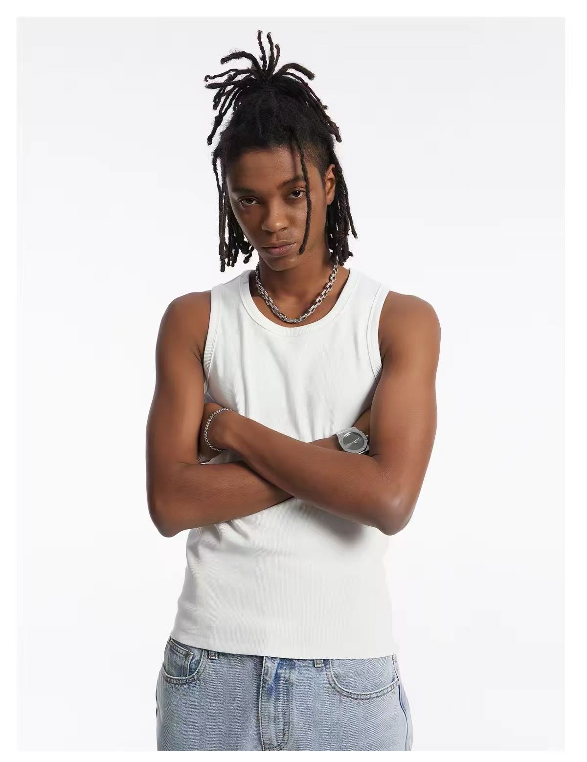 Stk embroidered vest
