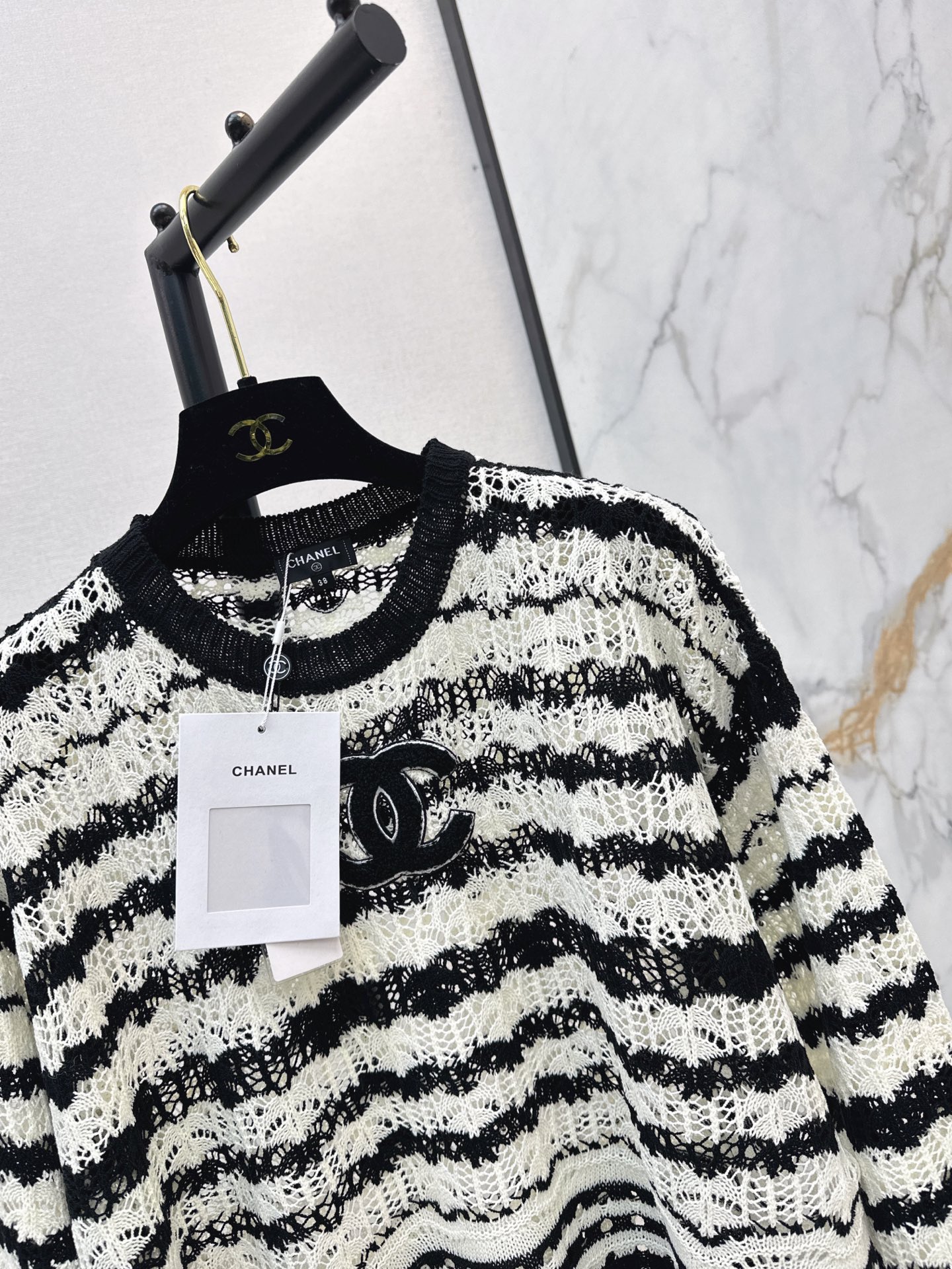 Chan 26fw stripe sweater