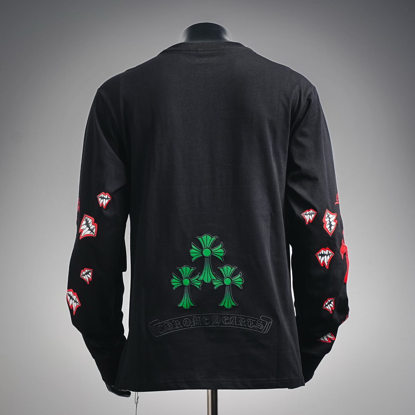 Chrome applique sweatshirt