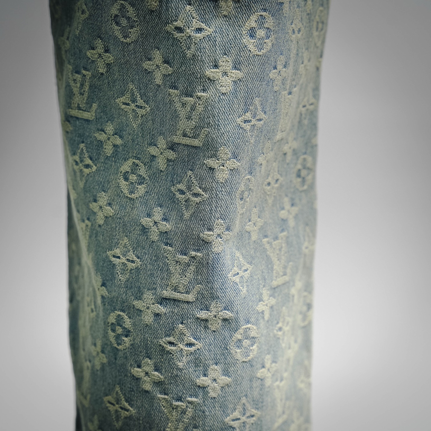 Louis jacquard staright-leg jeans