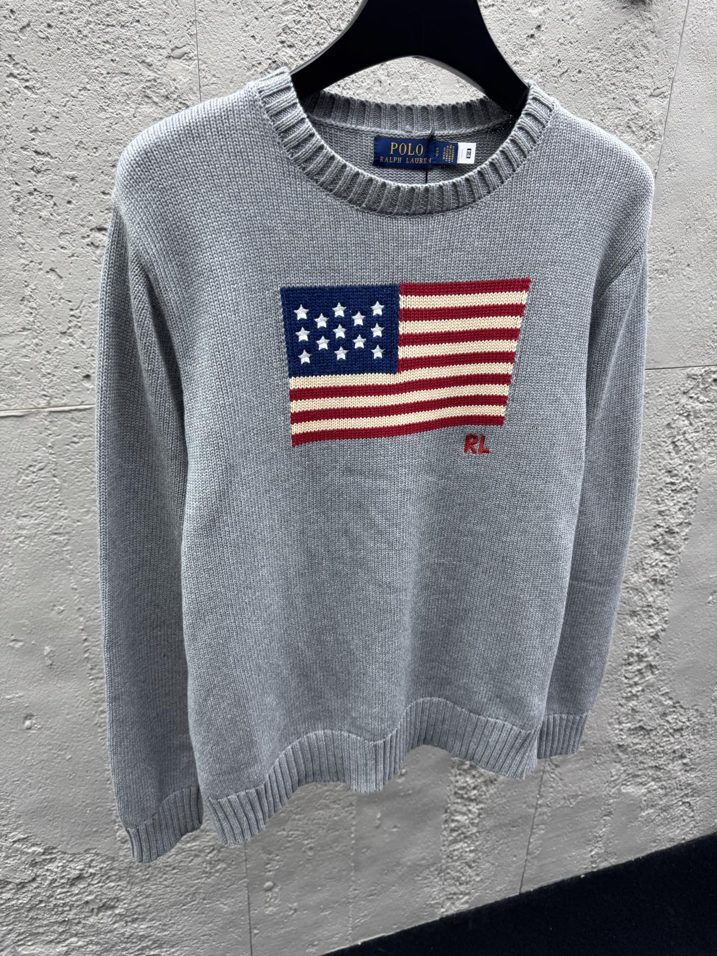 Ralph embroidered jacquard sweater