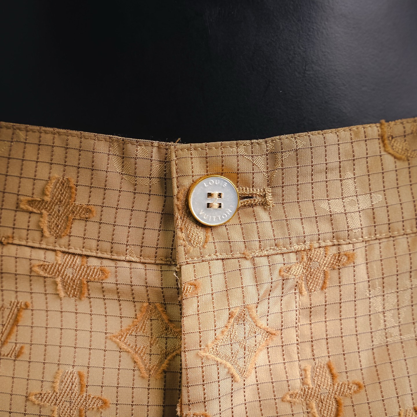 Louis all-over jacquard pants