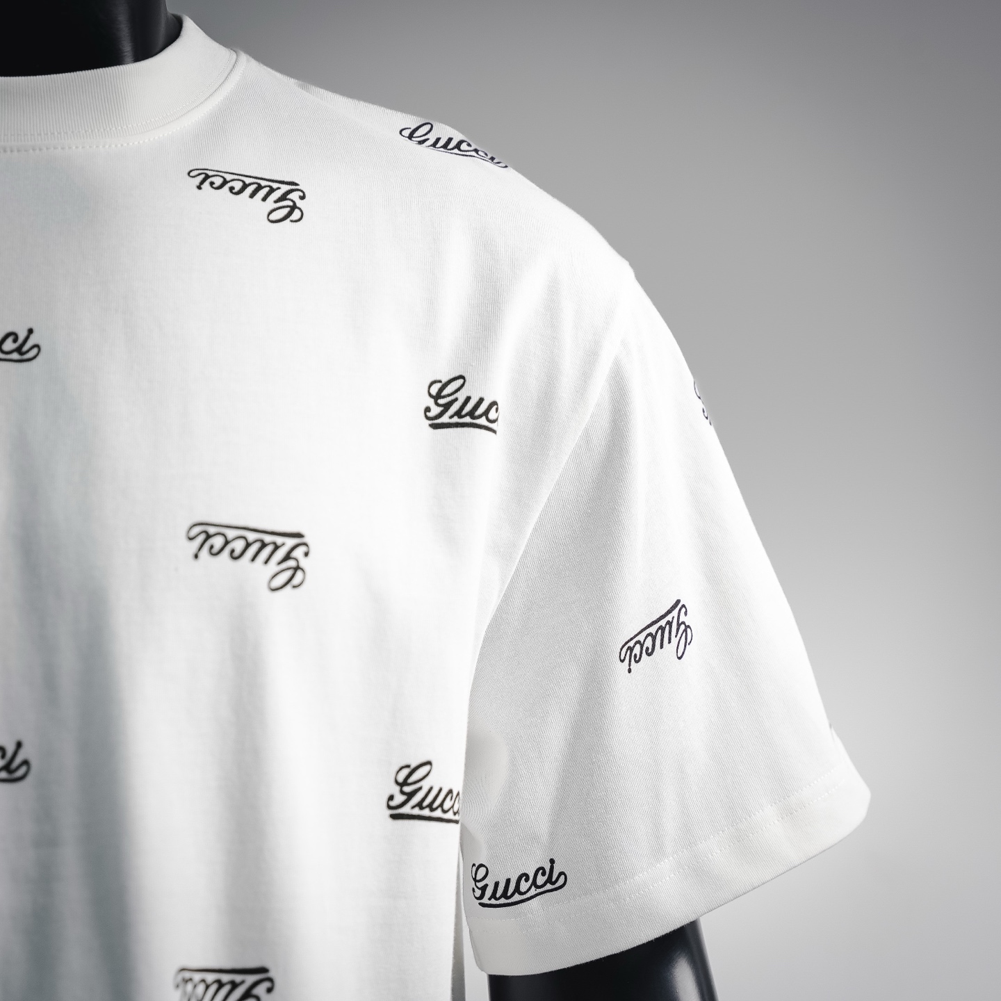 Guc all-over logo t-shirt