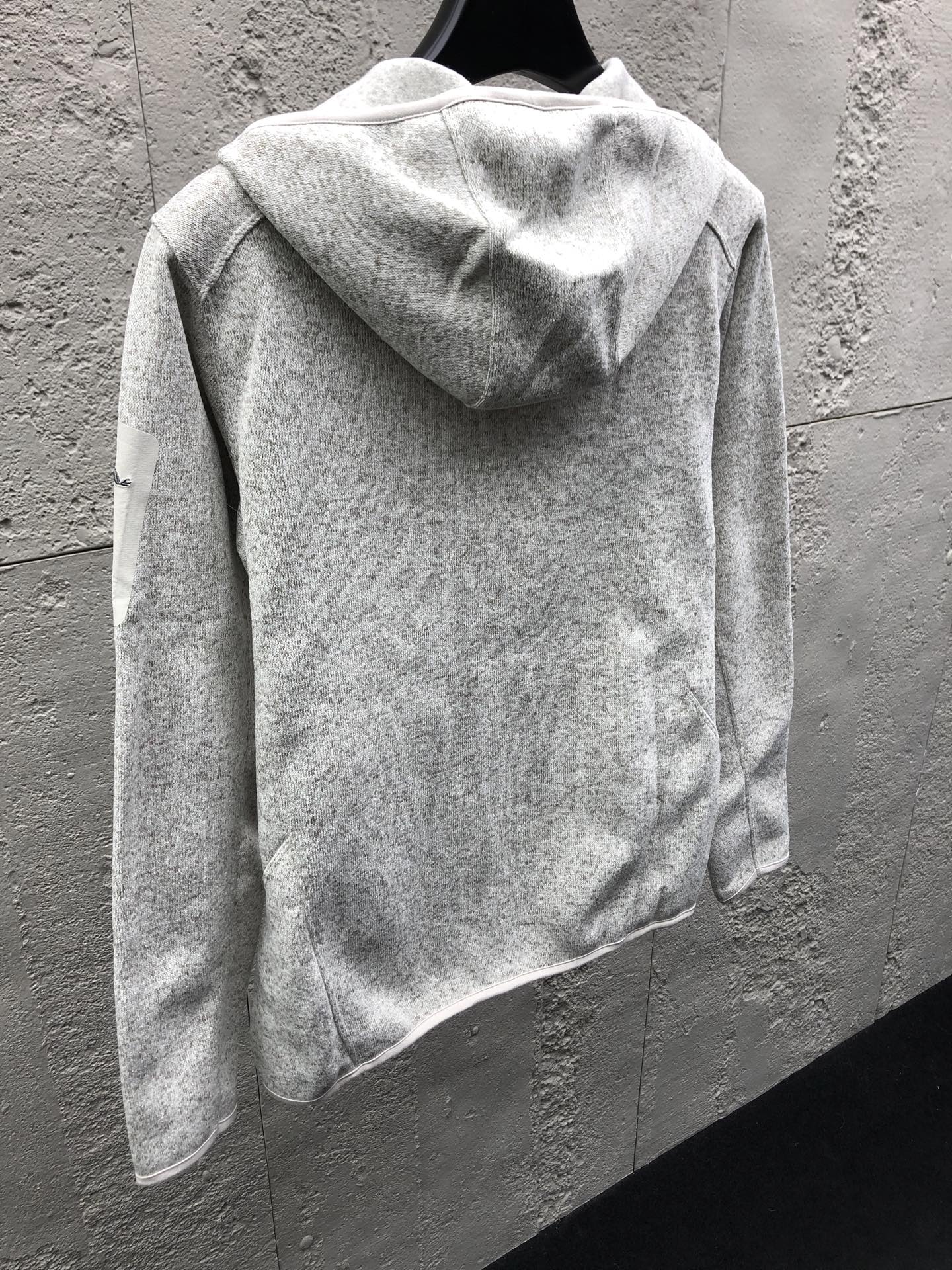 Arcter hooded knit coat