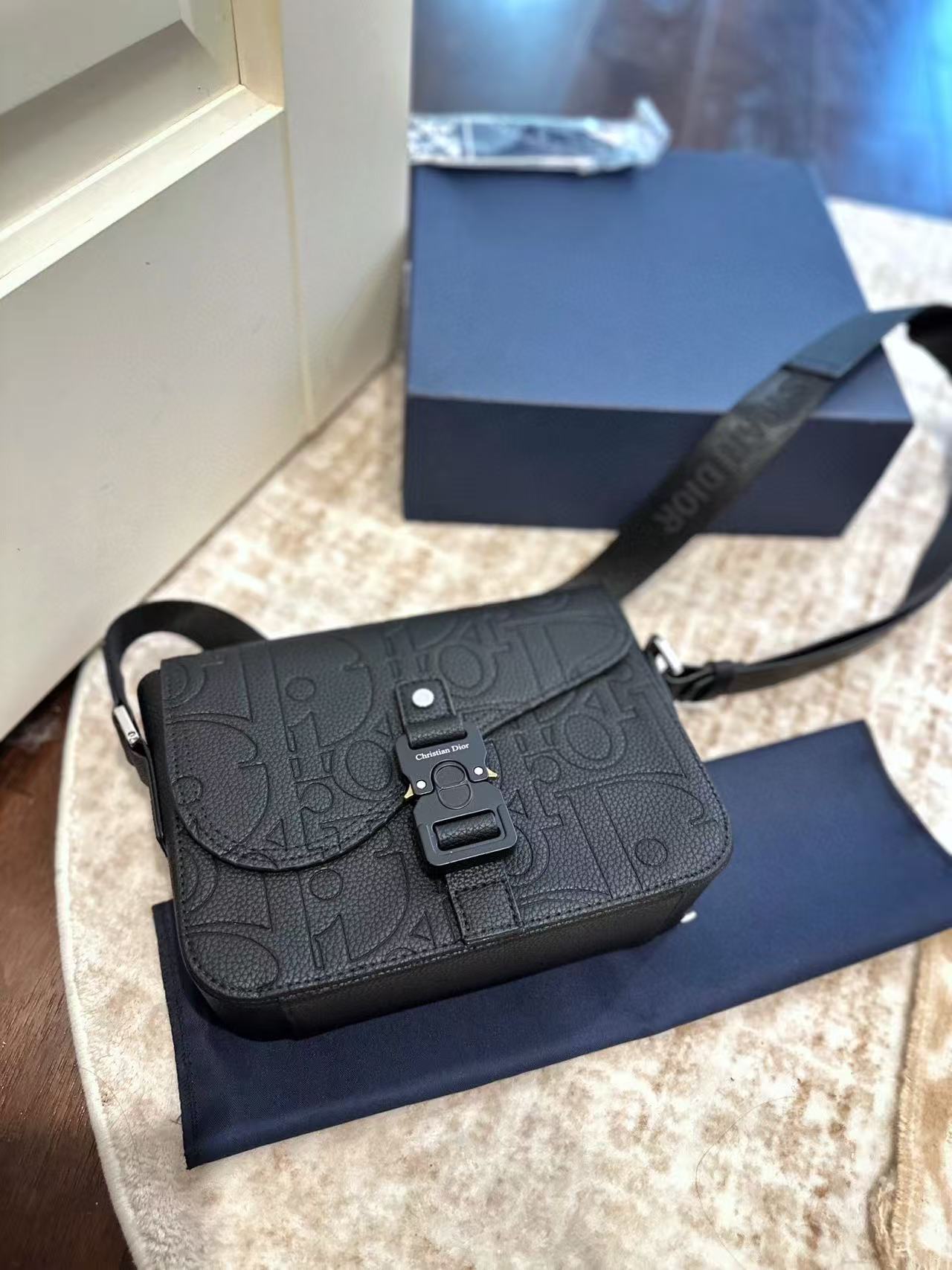 CD saddle crossbody bag