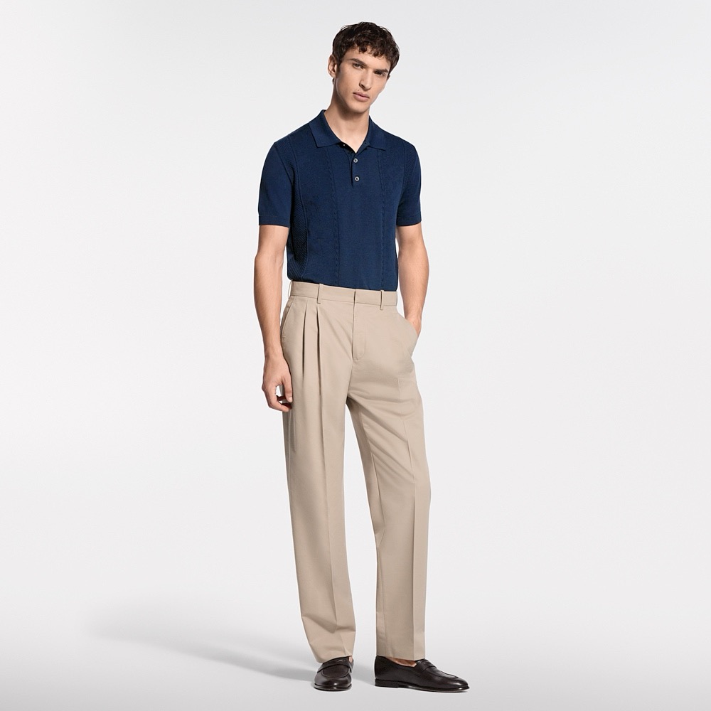 Louis jacquard knit Polo