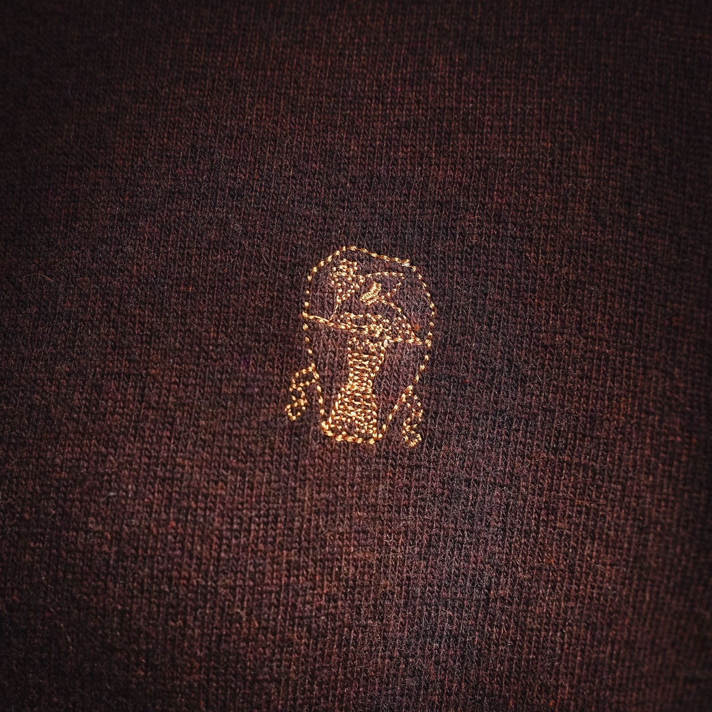 Brunello zip knit sweater