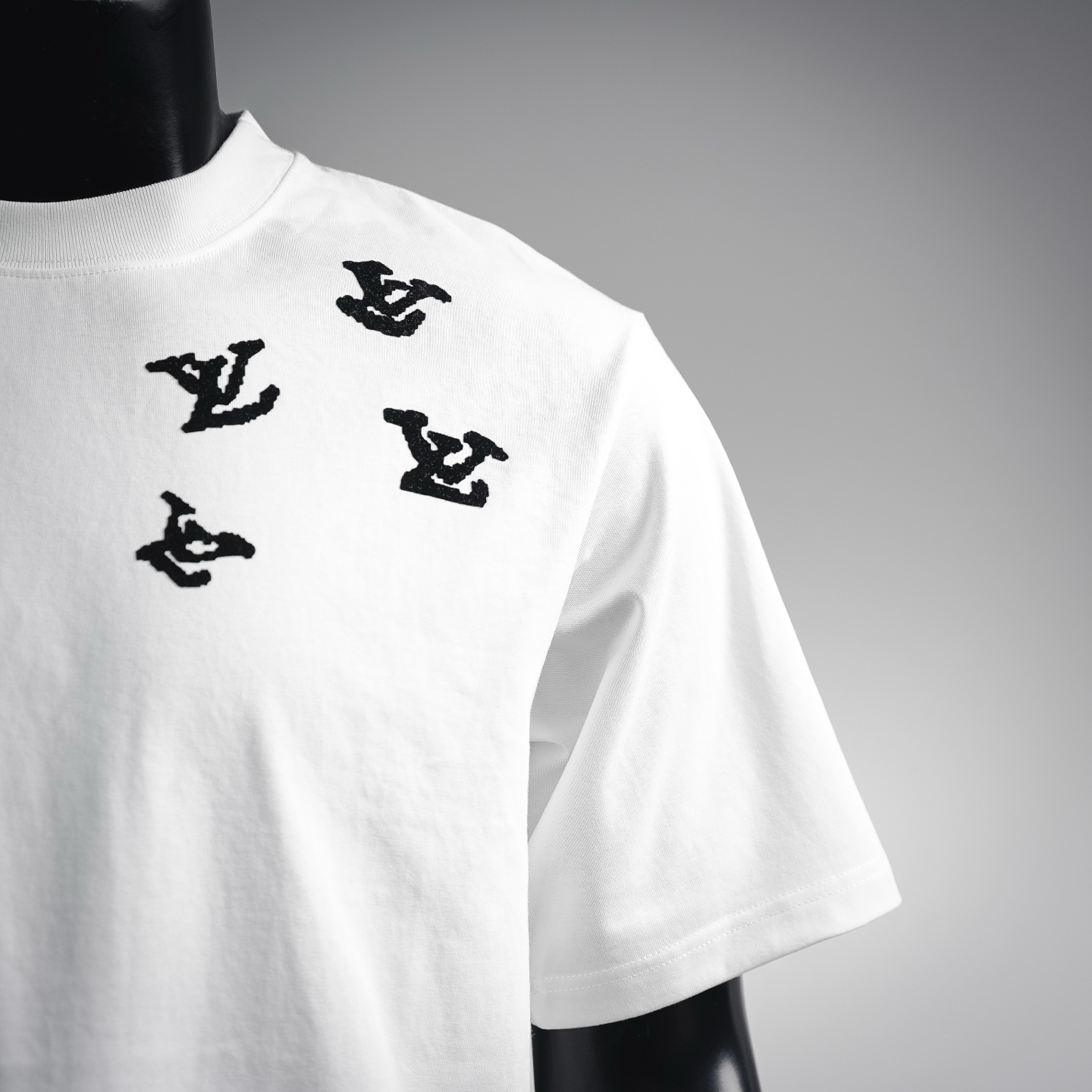 Louis flocked print t-shirt