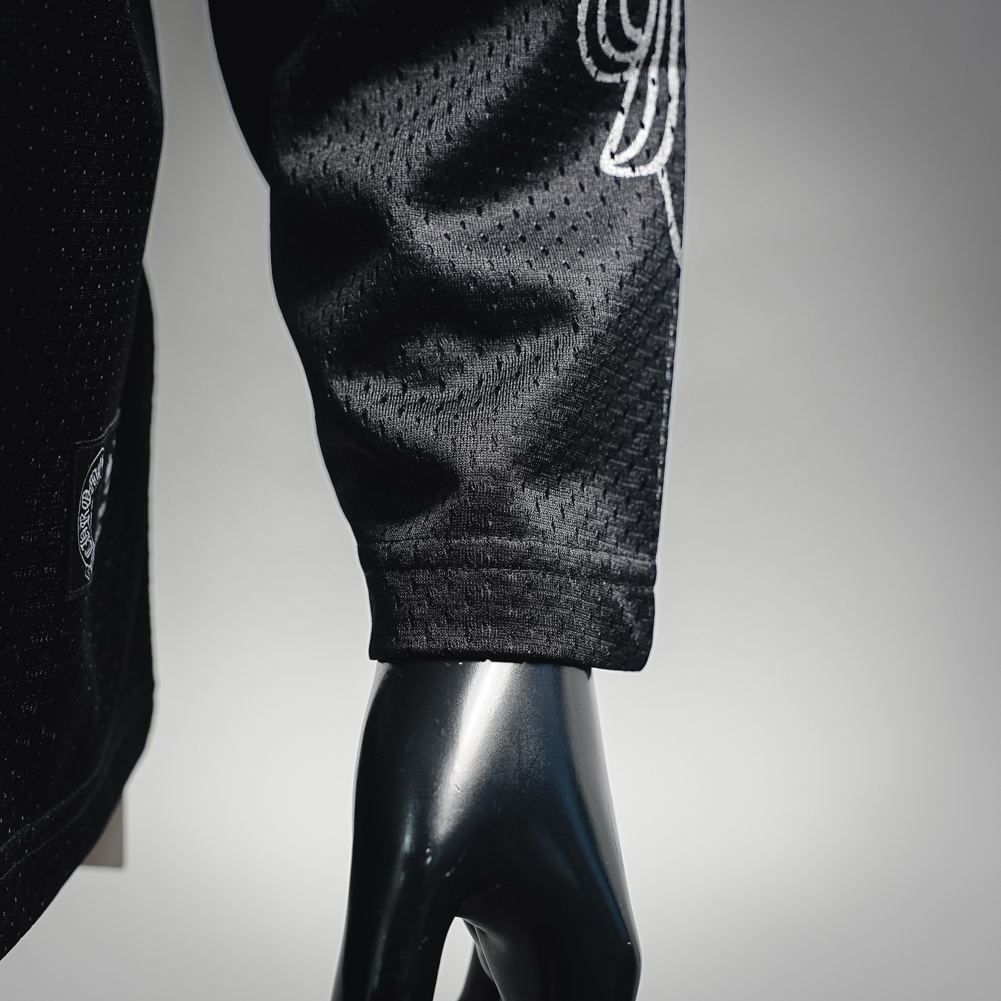 Chrome breathable mesh sweatshirt