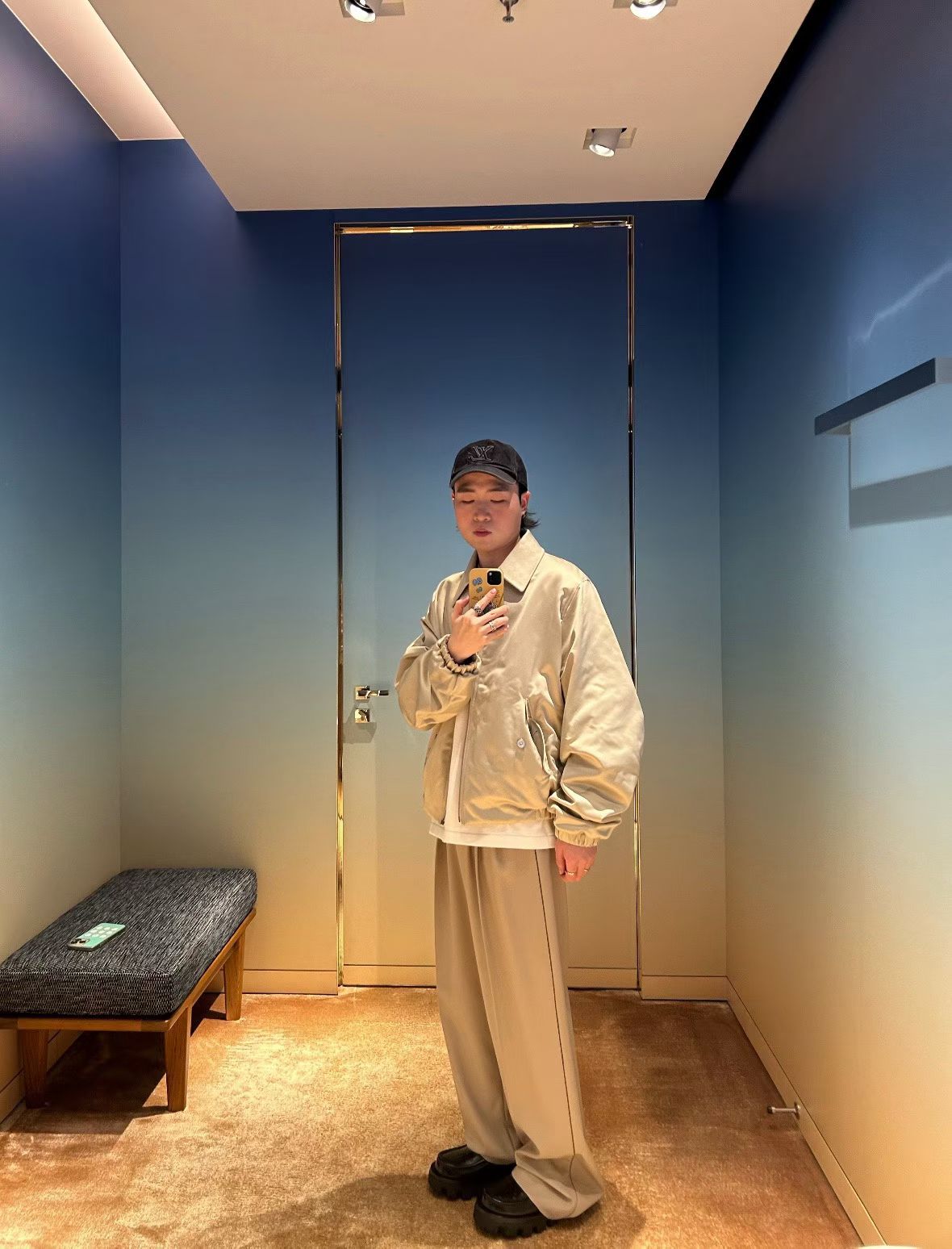 Louis relaxed fit suit pants
