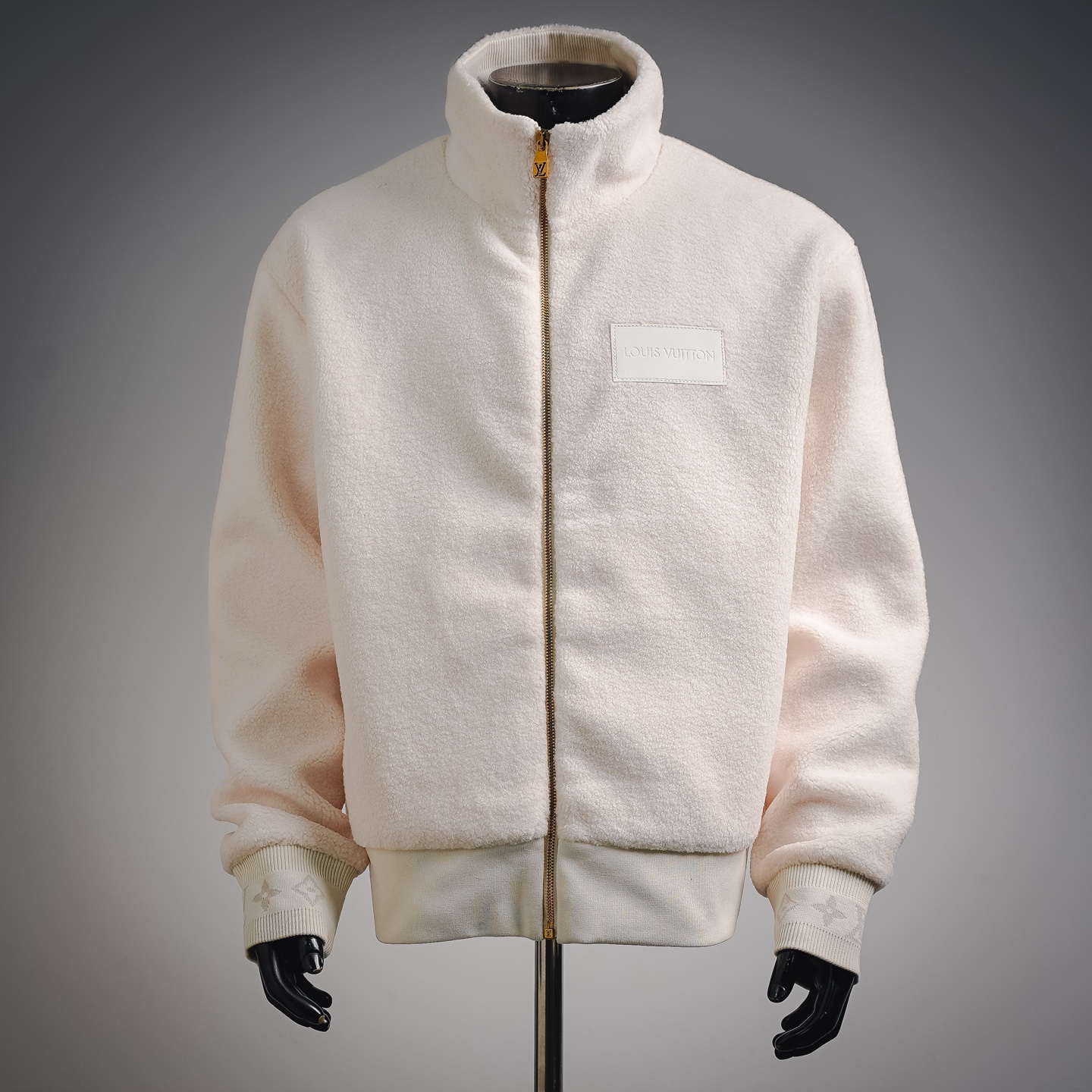 Louis jacquard stand-collar jacket