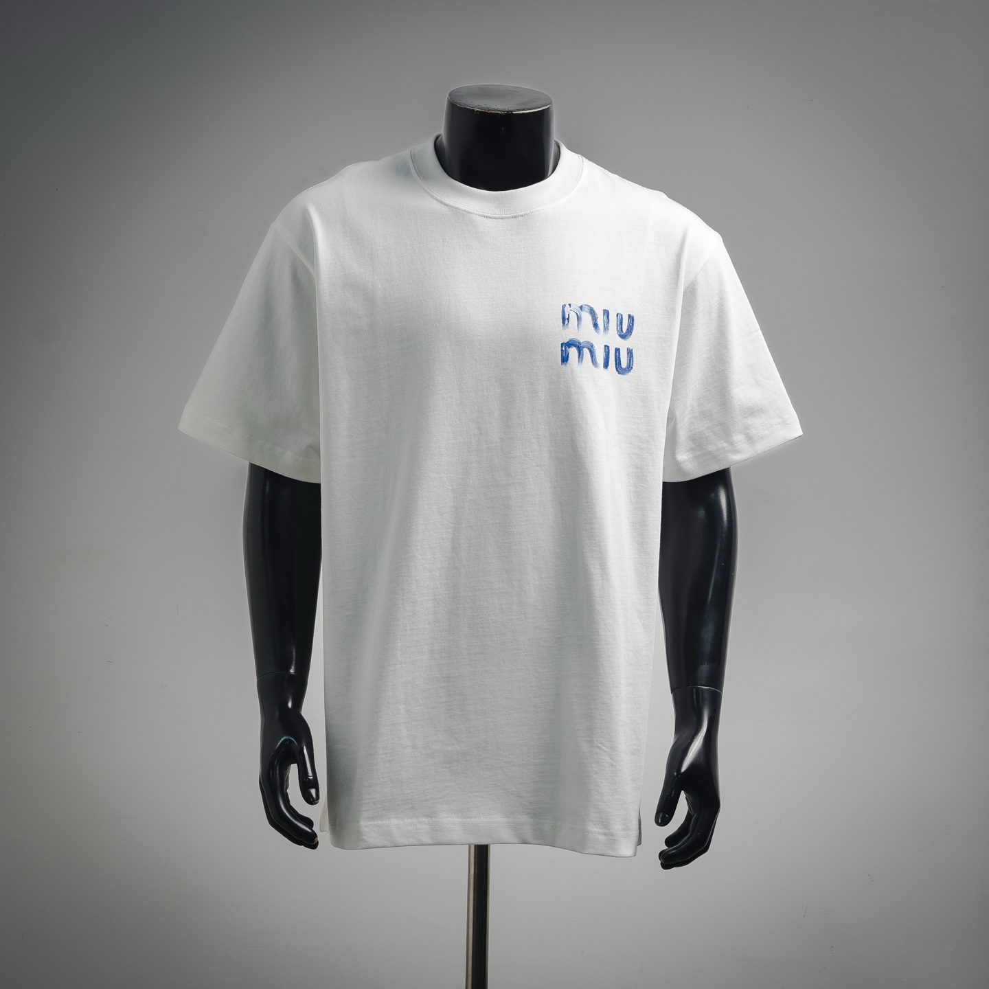 Miu graffiti-print t-shirt