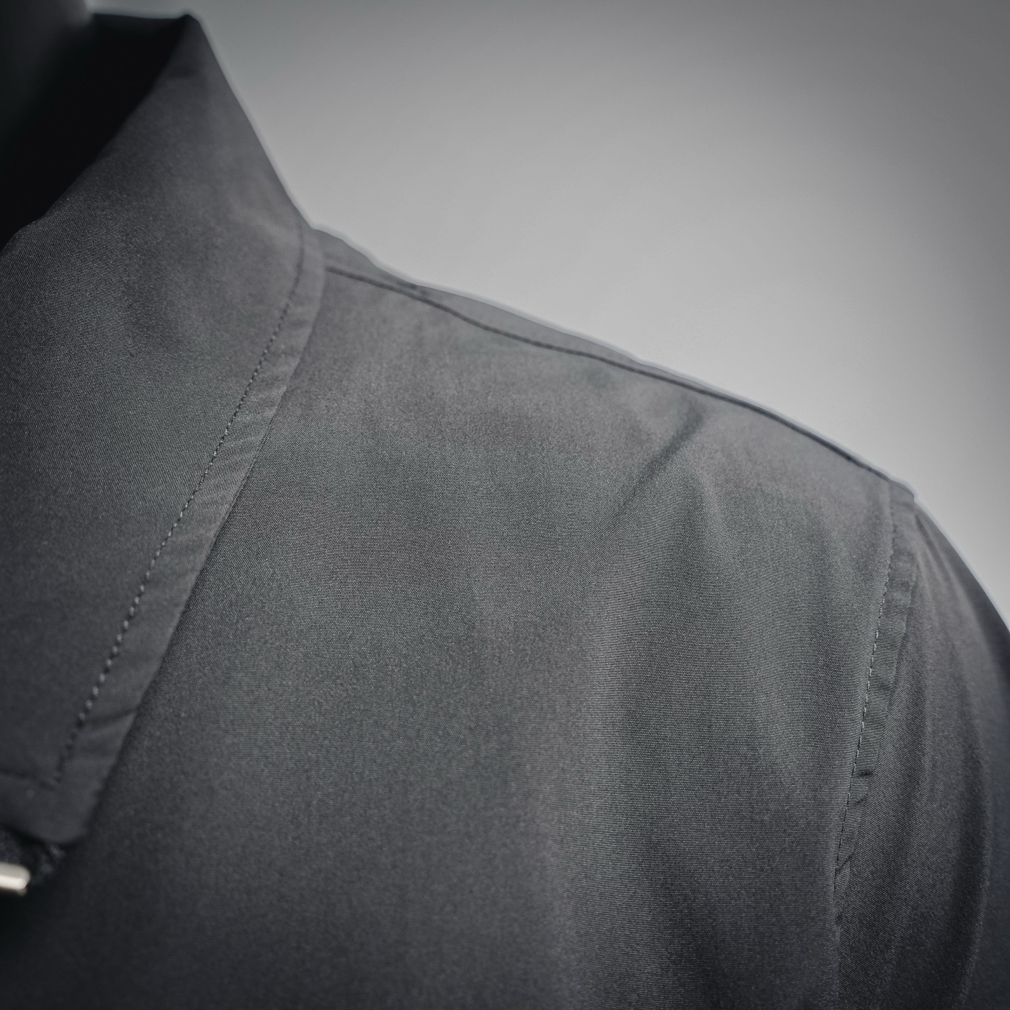 CD embroidered stand collar jacket