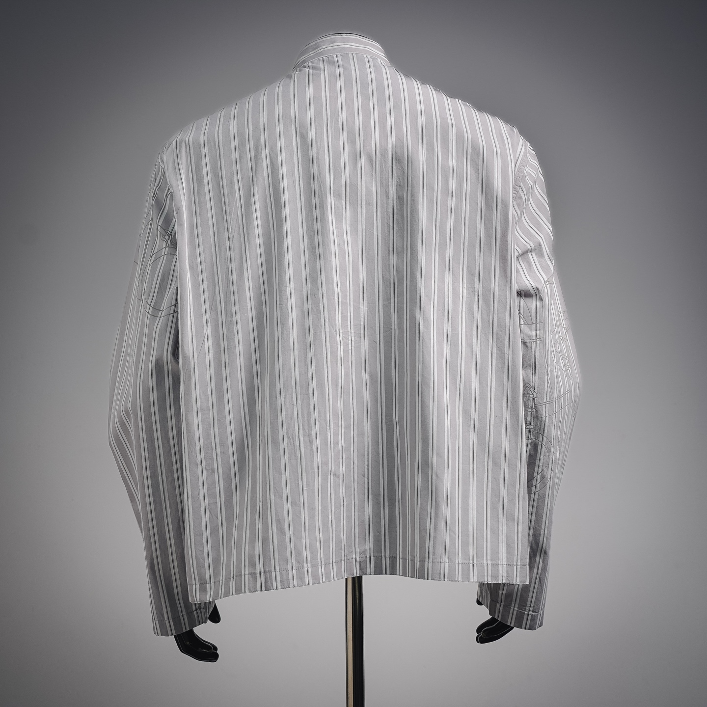 Herm striped graphic jacket