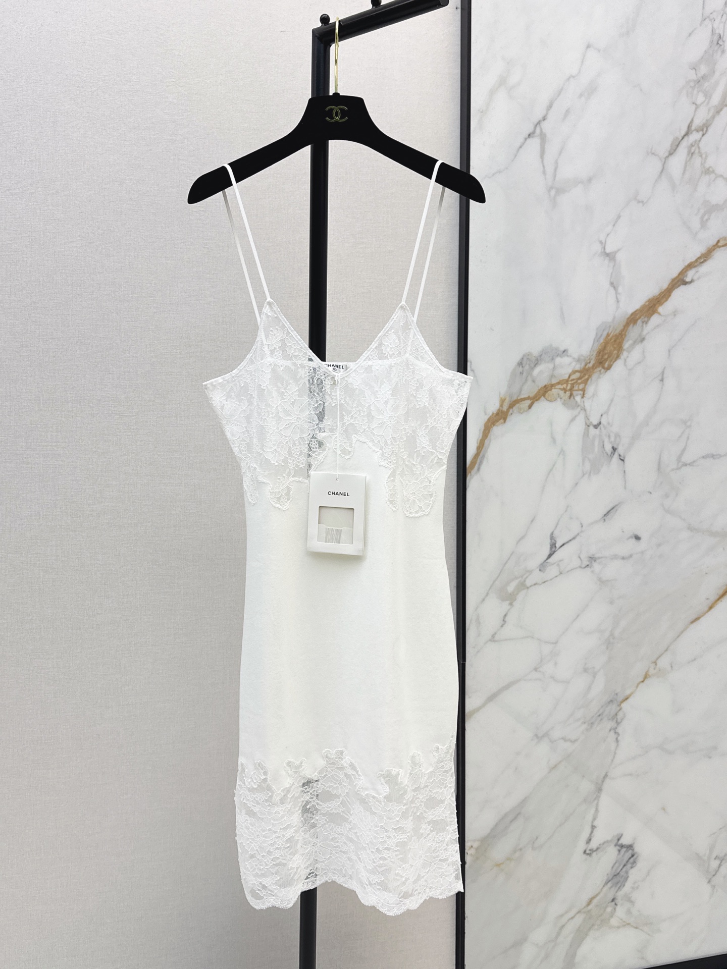 Chan 26ss lace slip dress