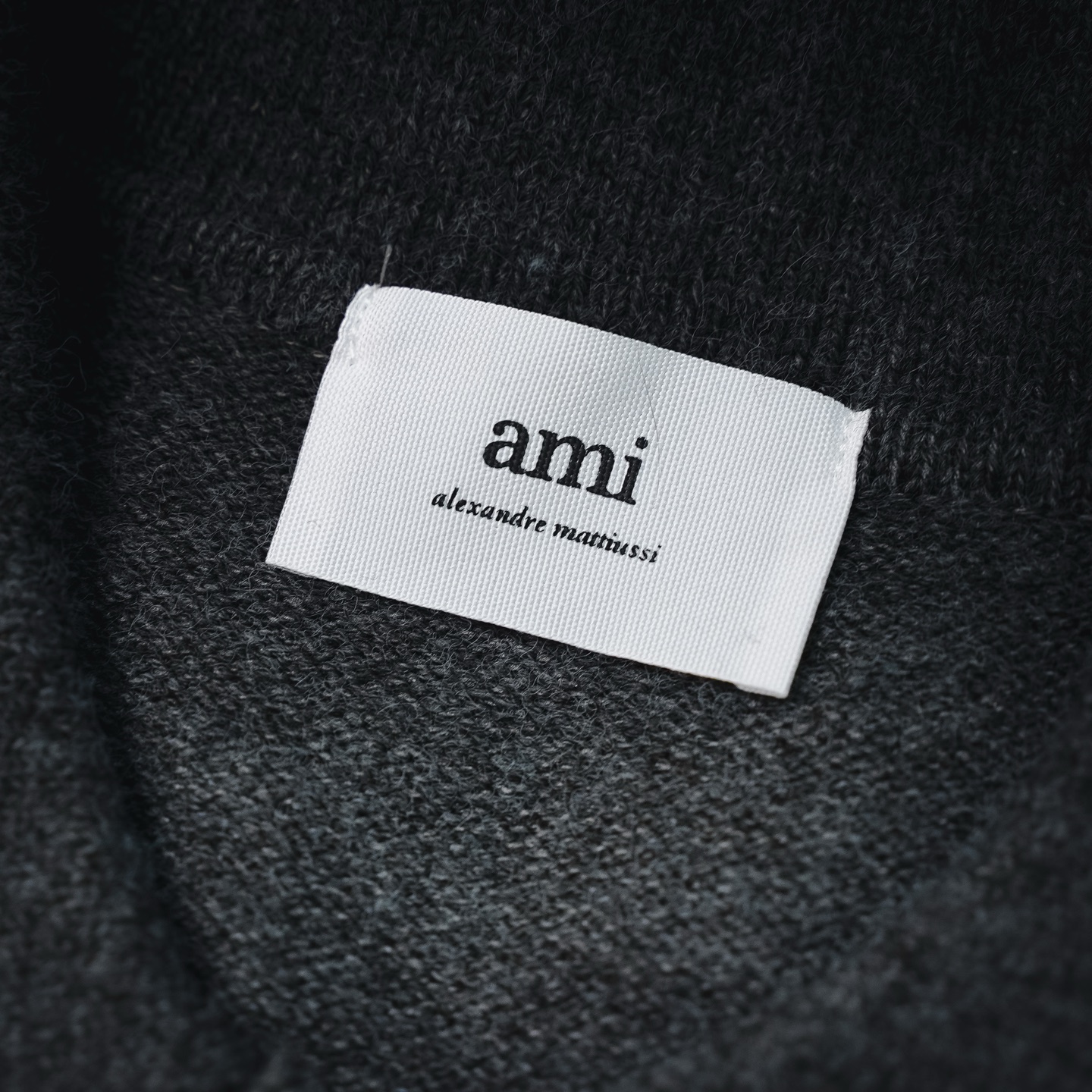 Ami jacquard knit sweater