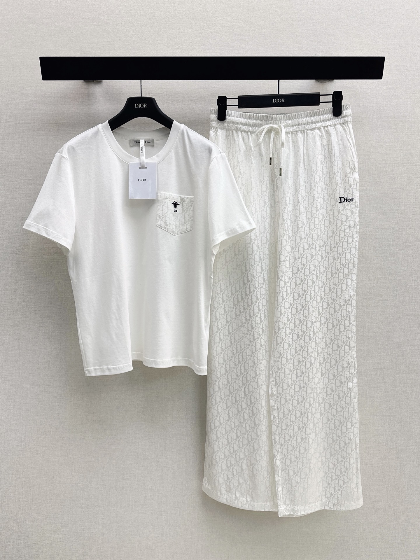 CD 26ss t-shirt wide leg pants set