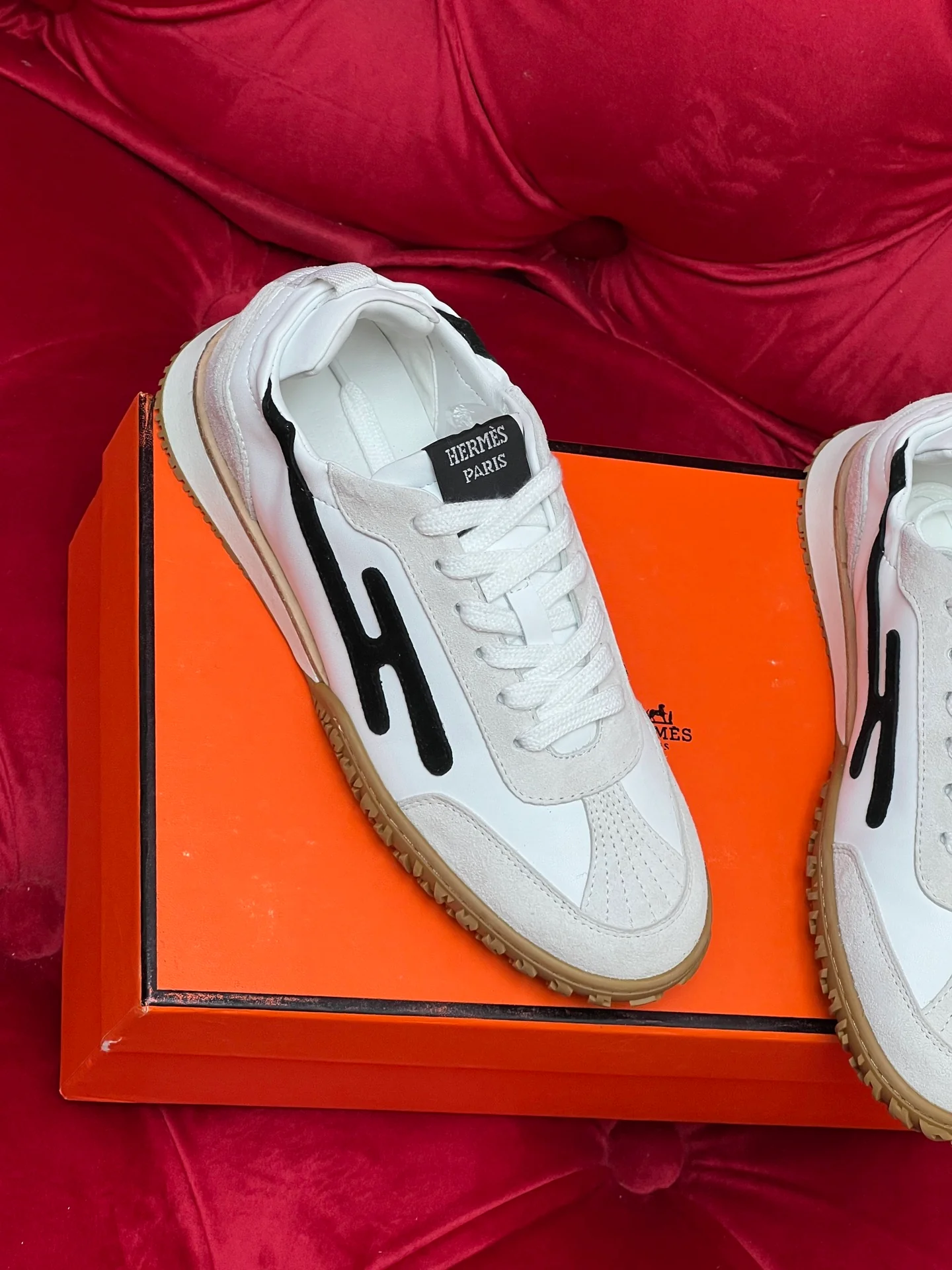 Herm suede sneakers