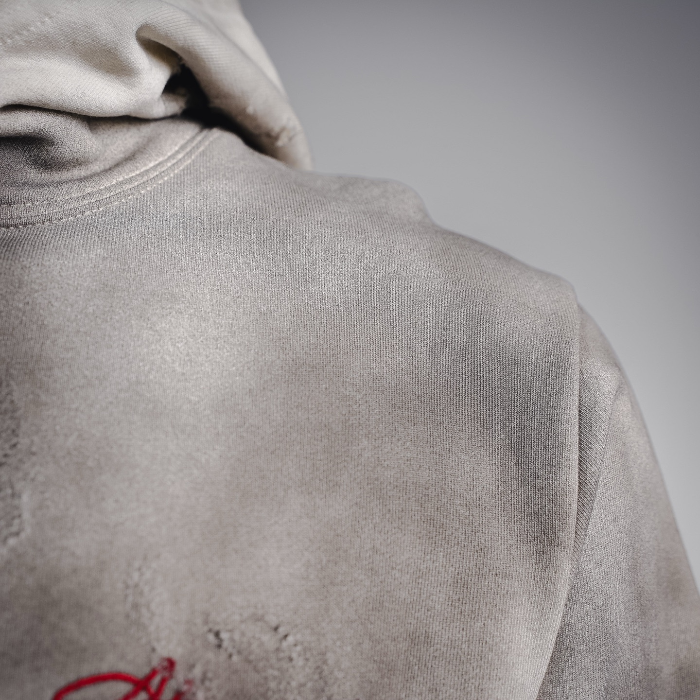 Louis embroidered ripped hoodie