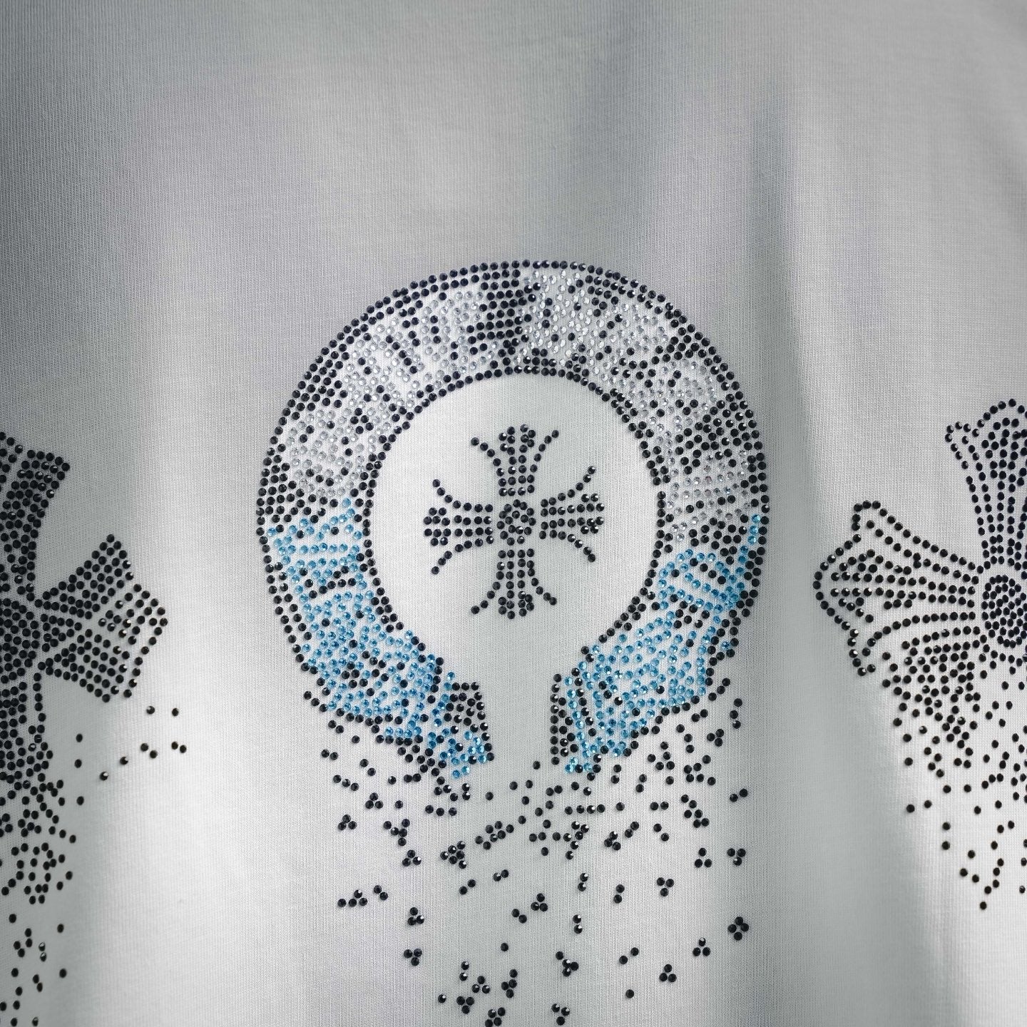 Chrome rhinestone t-shirt