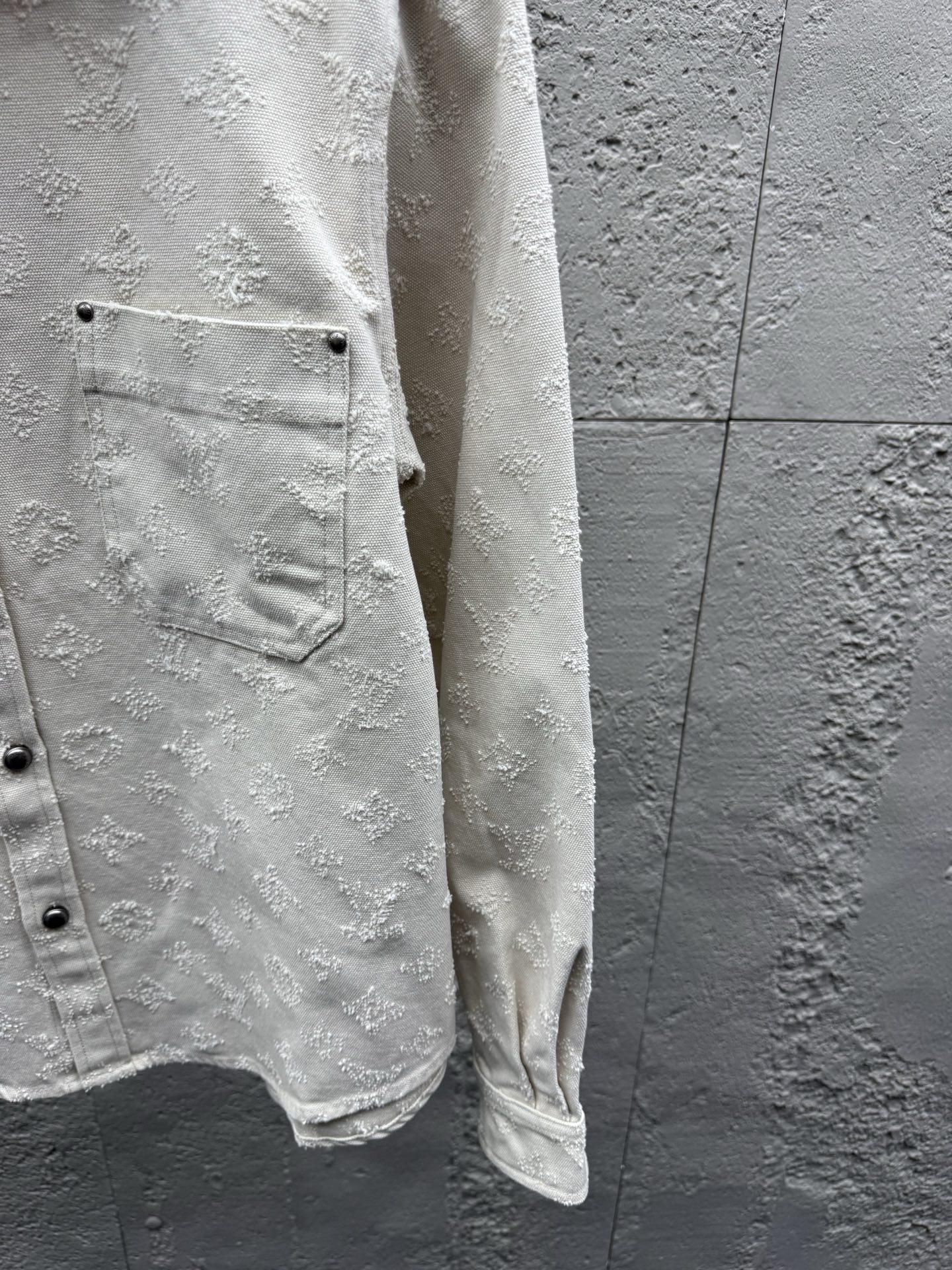 Louis embroidered jacquard denim jacket