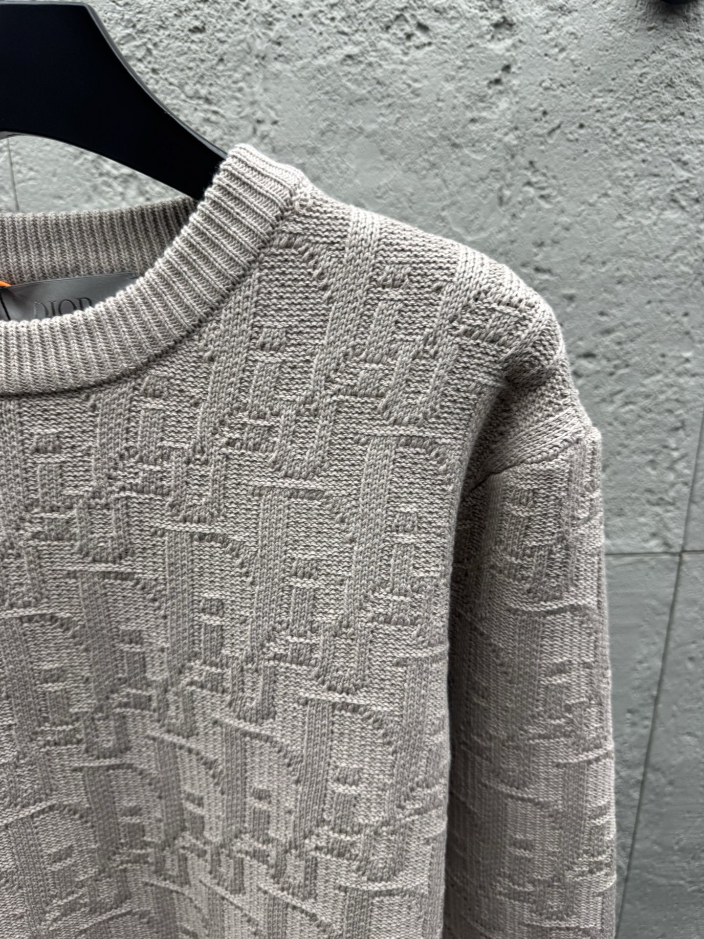 CD all-over jacquard sweater