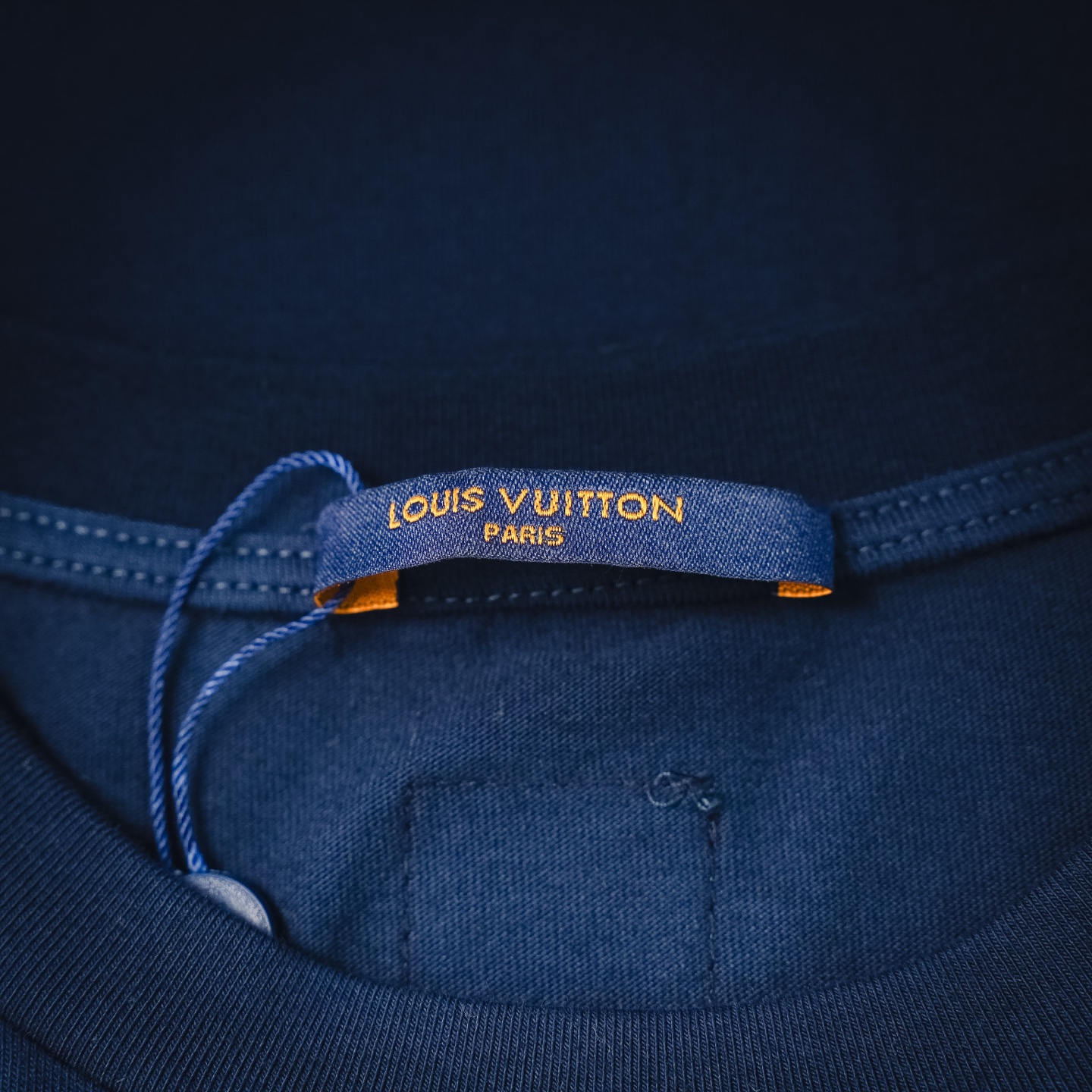 Louis denim applique t-shirt