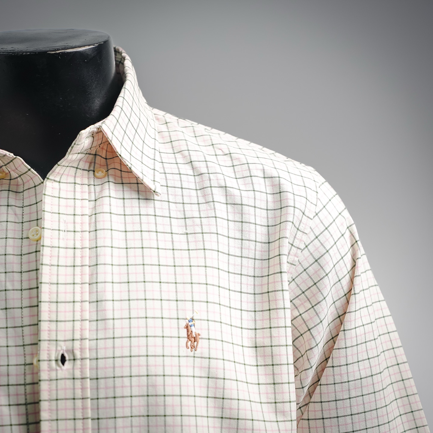 Ralph embroidered plaid shirt