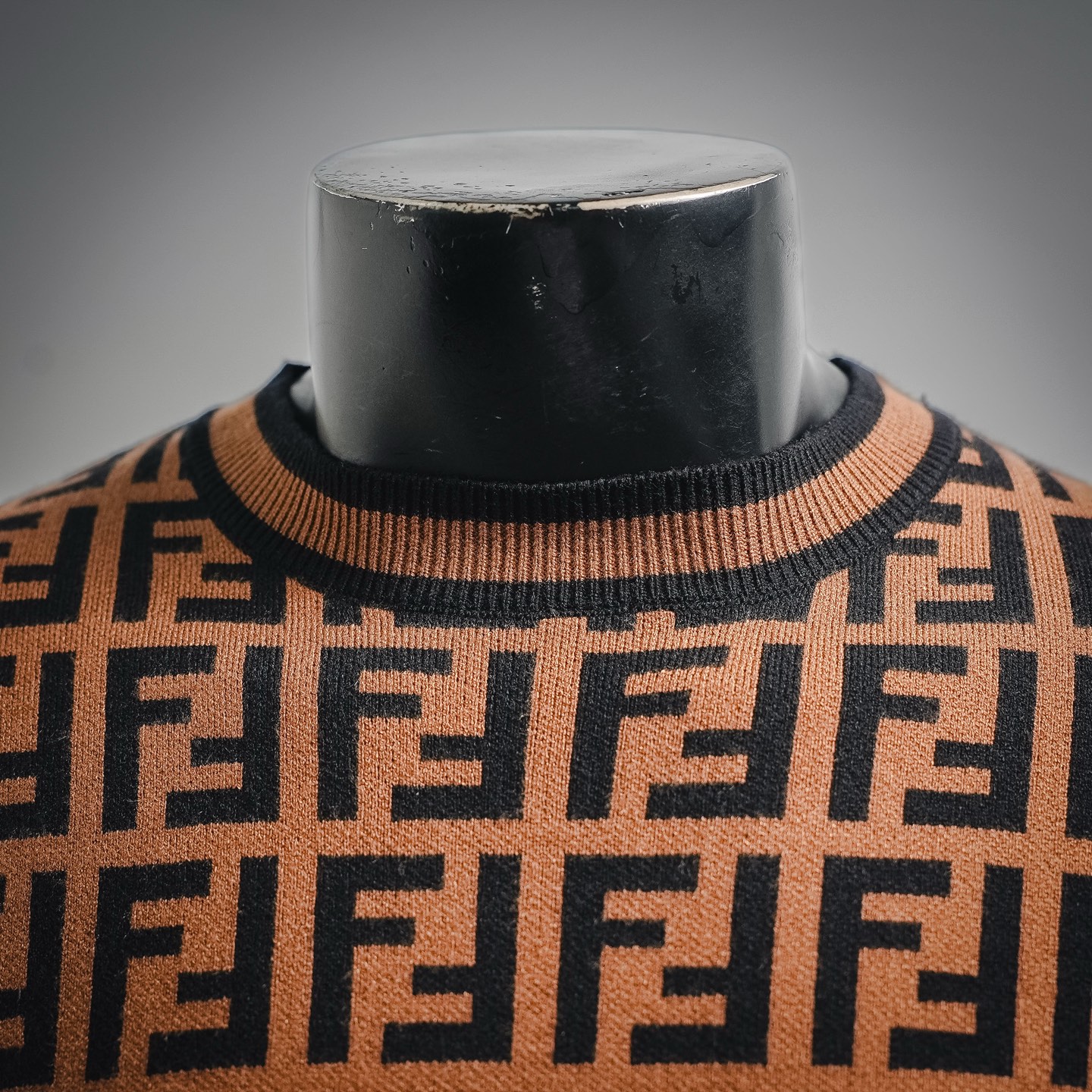 Fend jacquard knit sweater