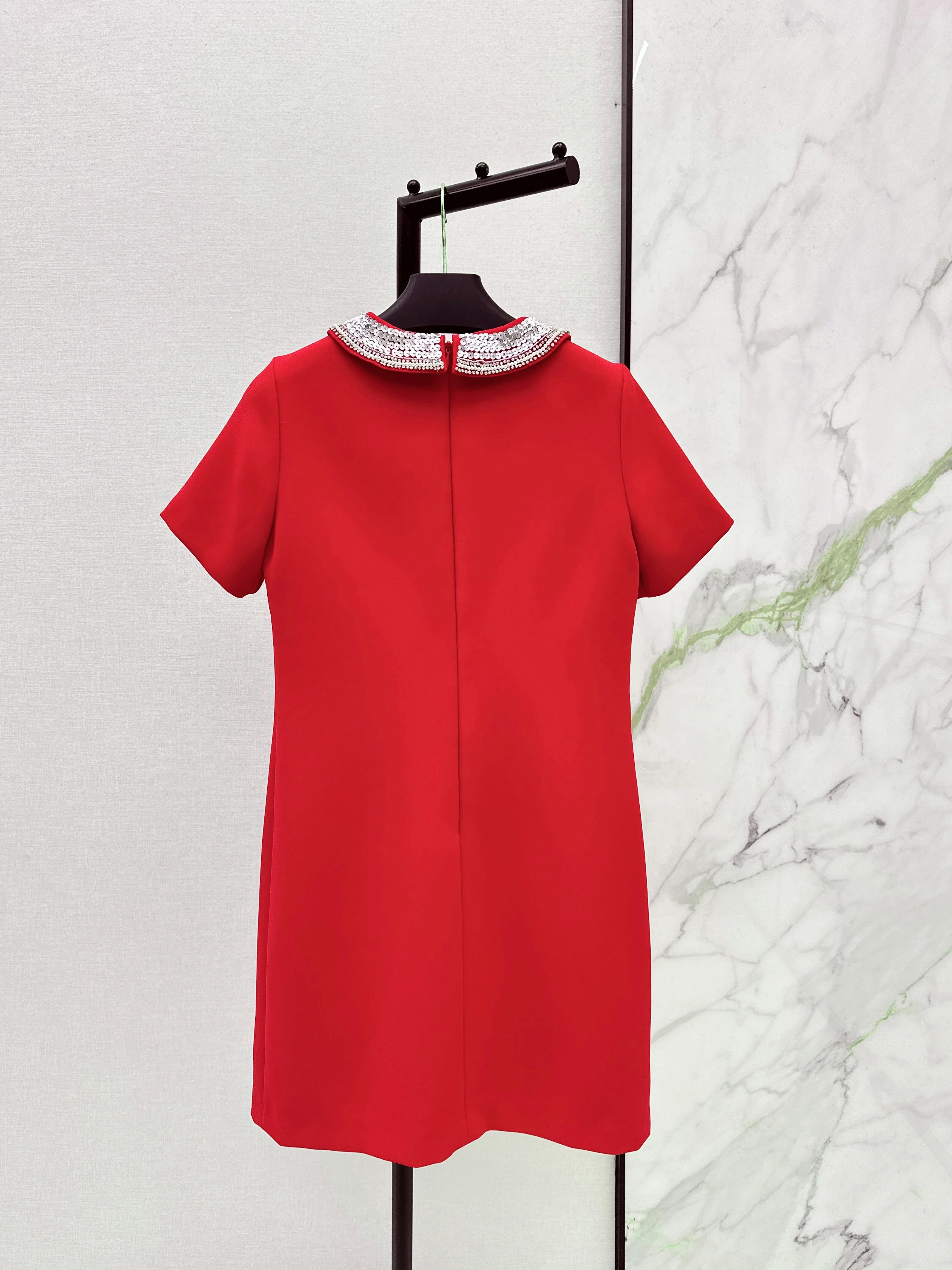 Valen 26ss beading sequins dress