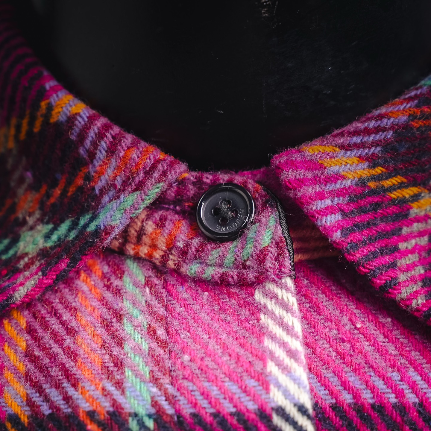 We11 pink plaid shirt